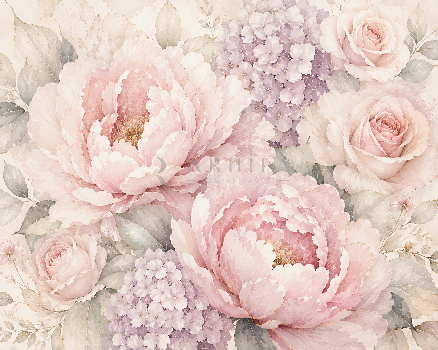 Peony Blossom - Özel Tasarım Duvar Kağıdı (PR-005) – görsel 5