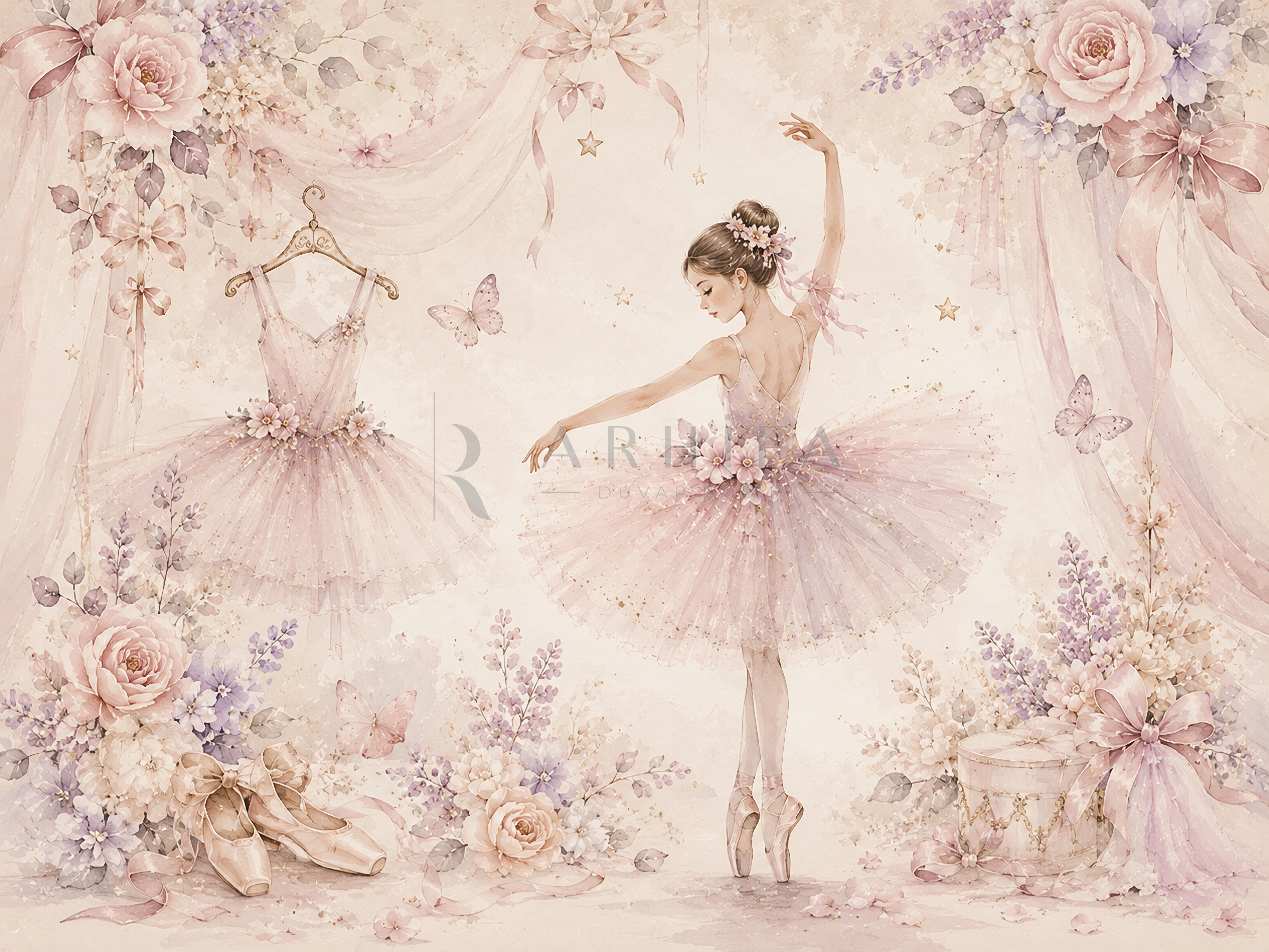 – Ballerina Dream Duvar Kağıdı (PR-006) – görsel 2