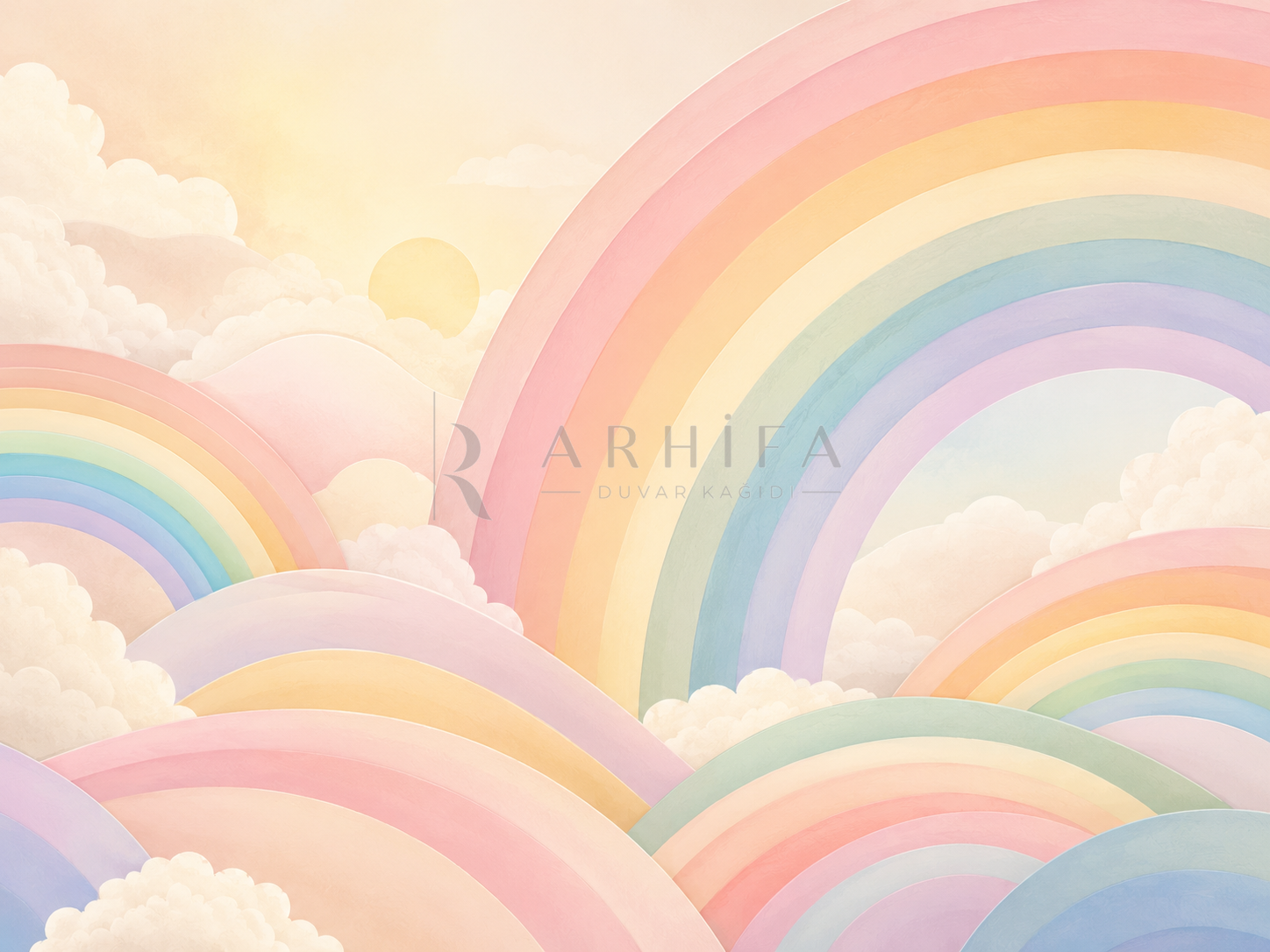 Soft Rainbow Duvar Kağıdı (RB-001) – görsel 2