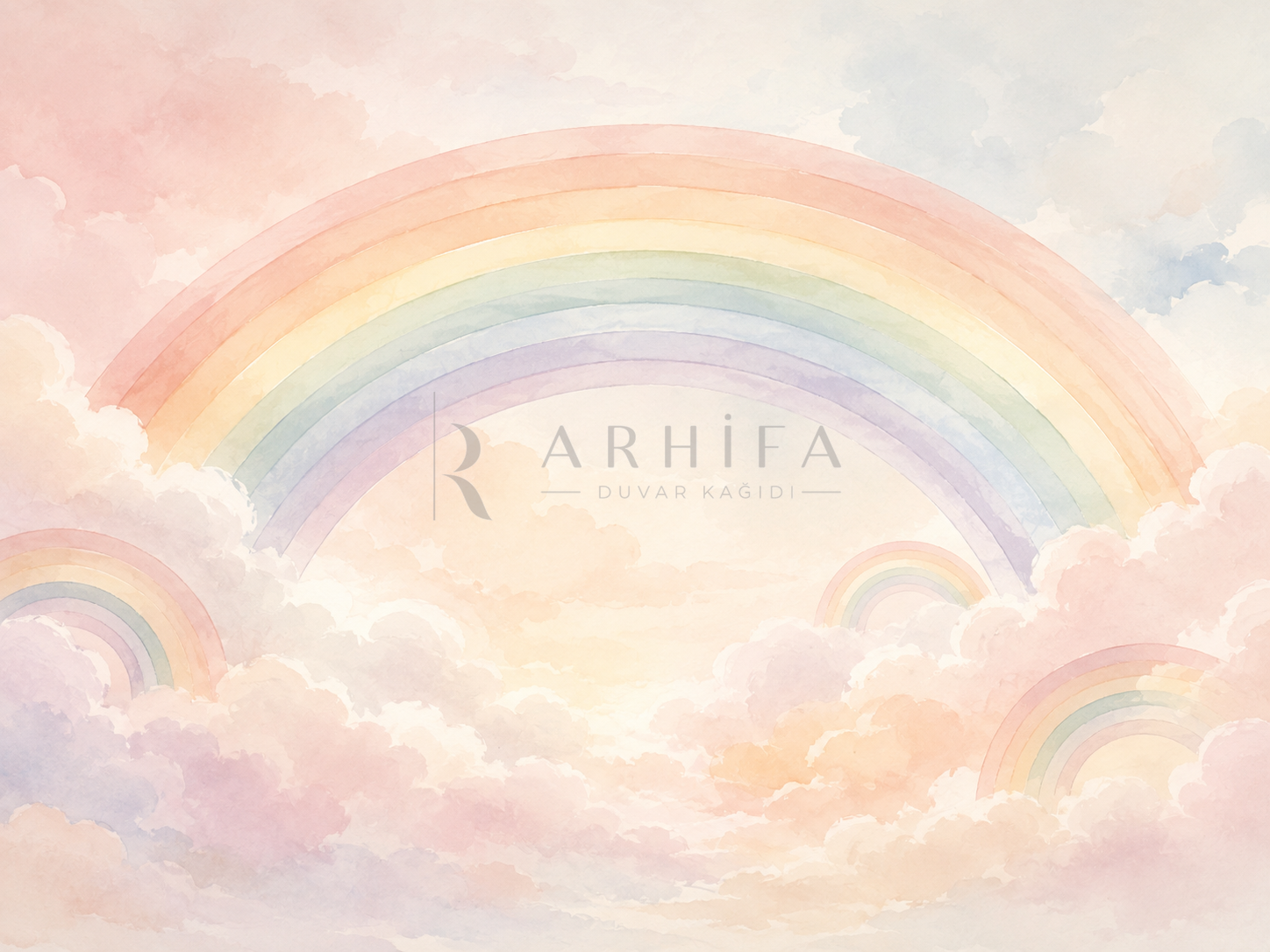 Gentle Rainbow Duvar Kağıdı (RB-007) – görsel 2
