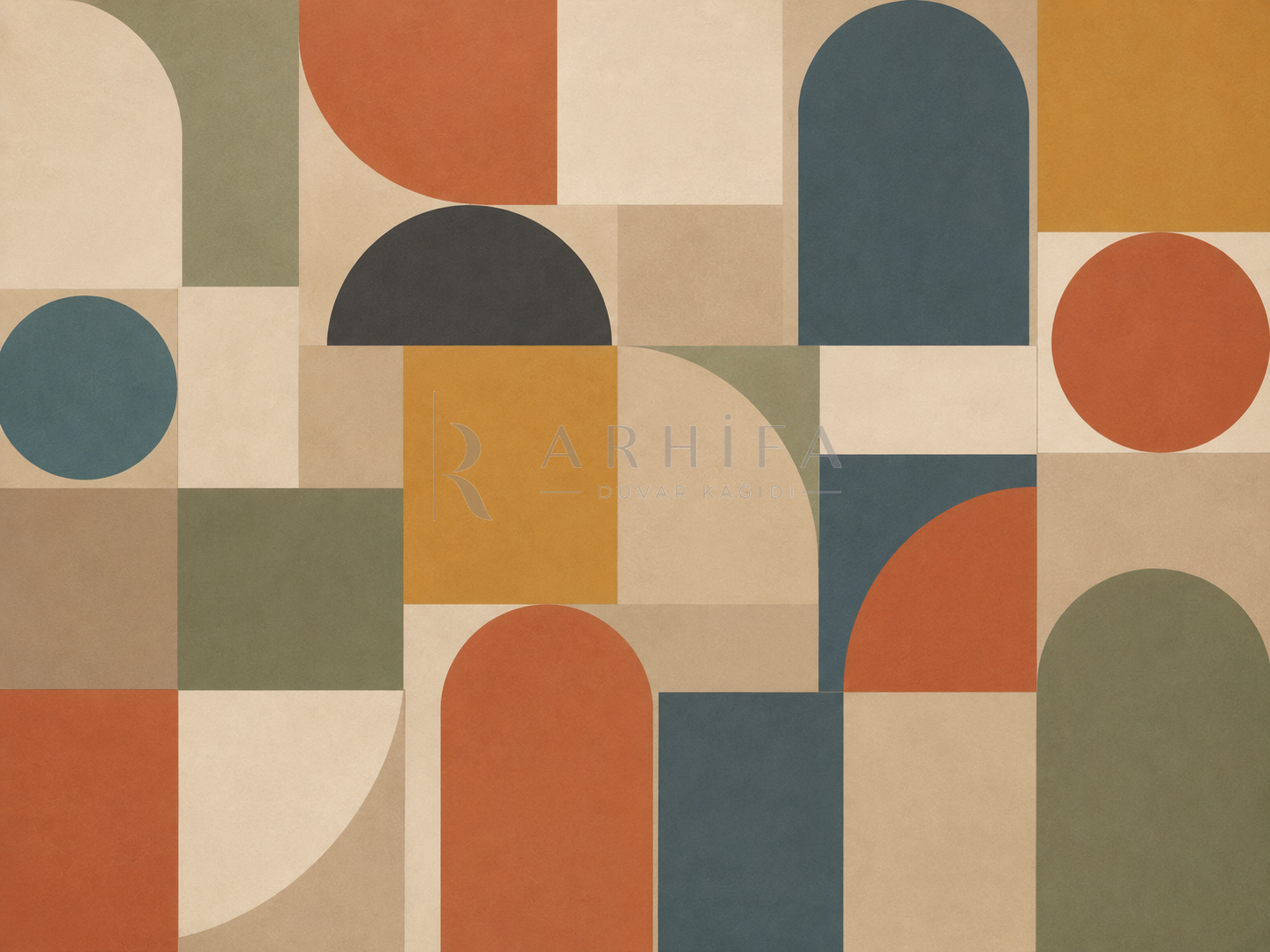 — Color Blocks Duvar Kağıdı (RM-014) – görsel 2