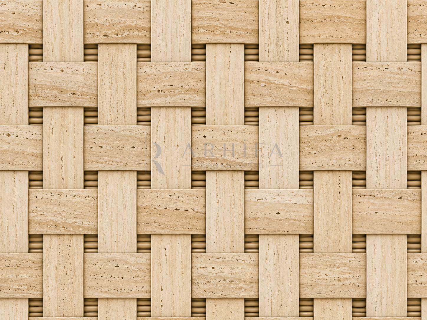 — Travertine Weave Duvar Kağıdı (RW-010) – görsel 2