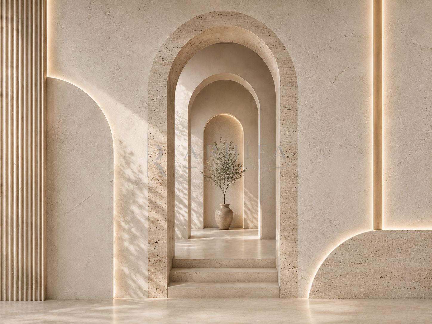 — Stone Arch Duvar Kağıdı (SA-001) – görsel 2