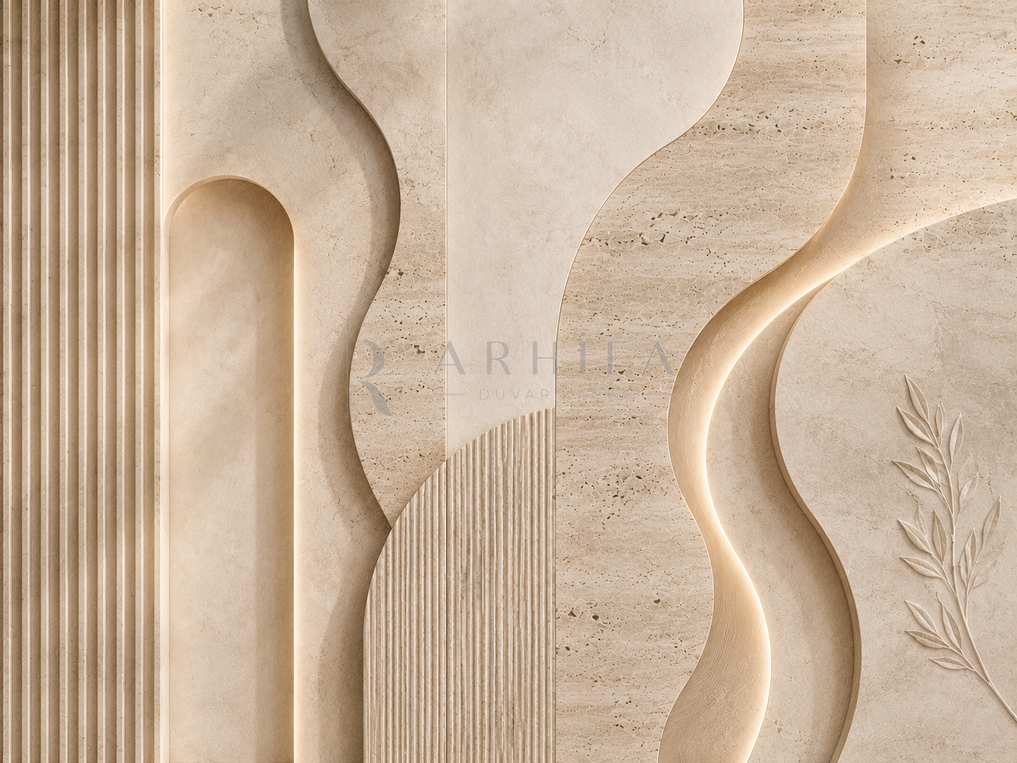 — Sculpted Stone Duvar Kağıdı (SA-009) – görsel 2