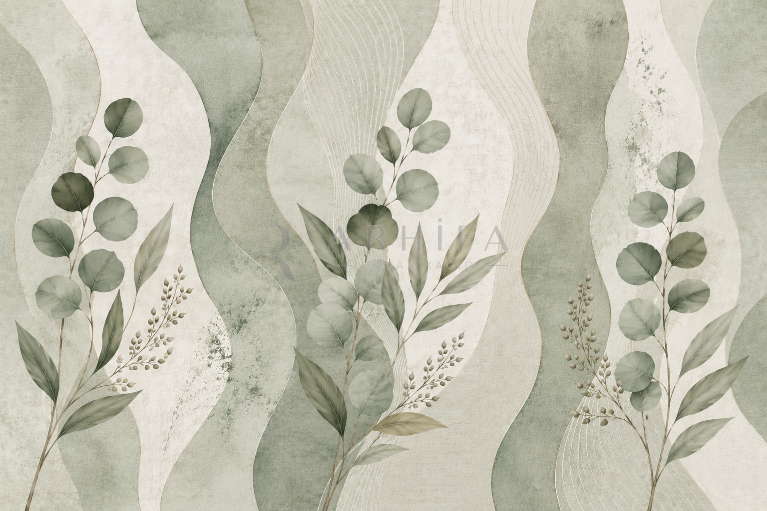 Eucalyptus Layers Duvar Kağıdı (SC-003) – görsel 2