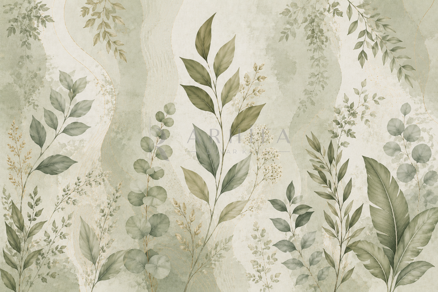 Botanical Sage Duvar Kağıdı (SC-006) – görsel 2
