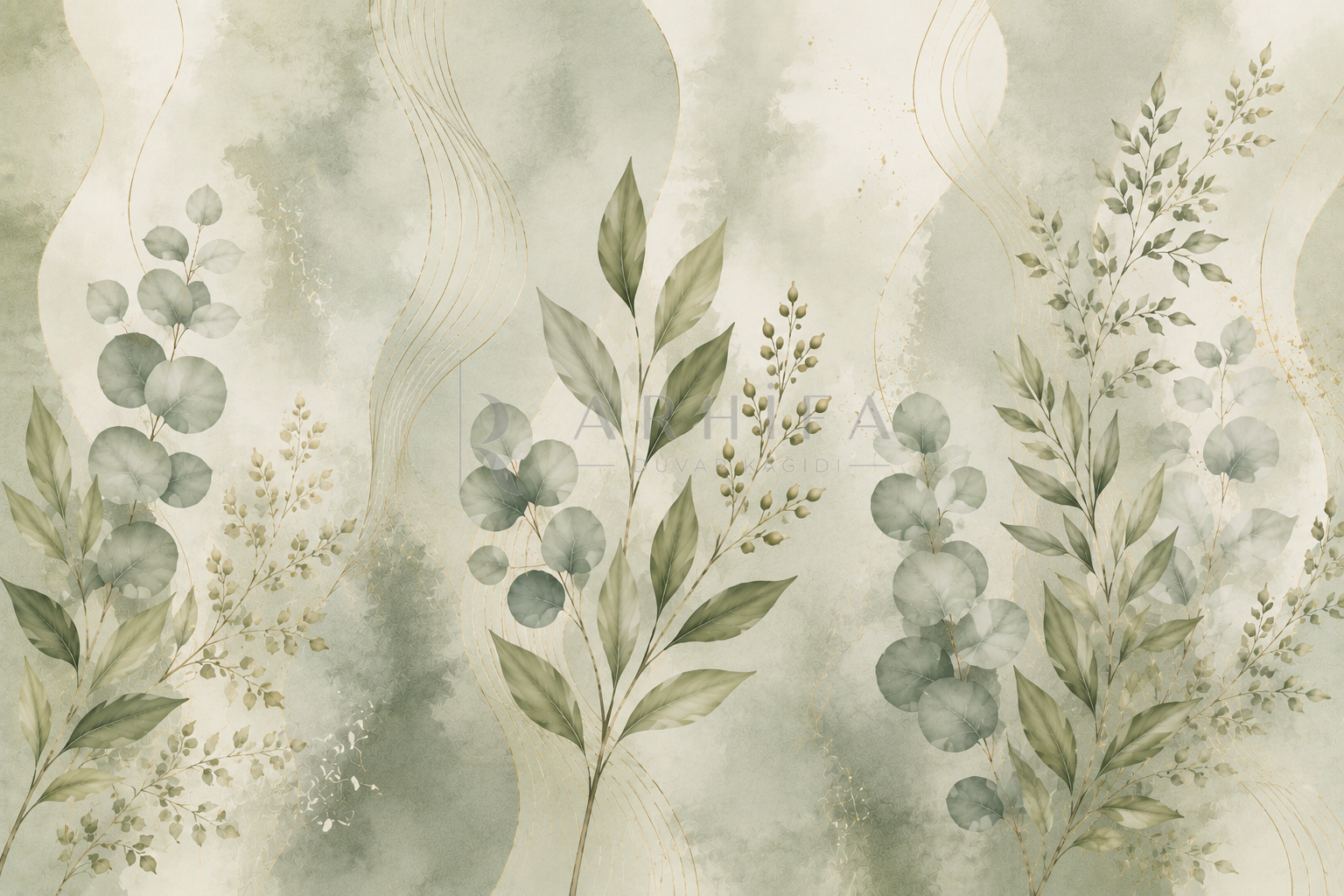 Misty Eucalyptus Duvar Kağıdı (SC-009) – görsel 2