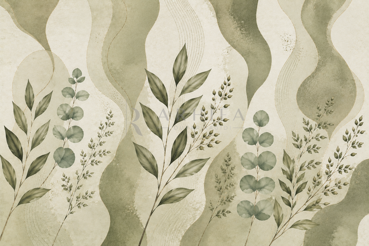 Organic Olive Duvar Kağıdı (SC-011) – görsel 2