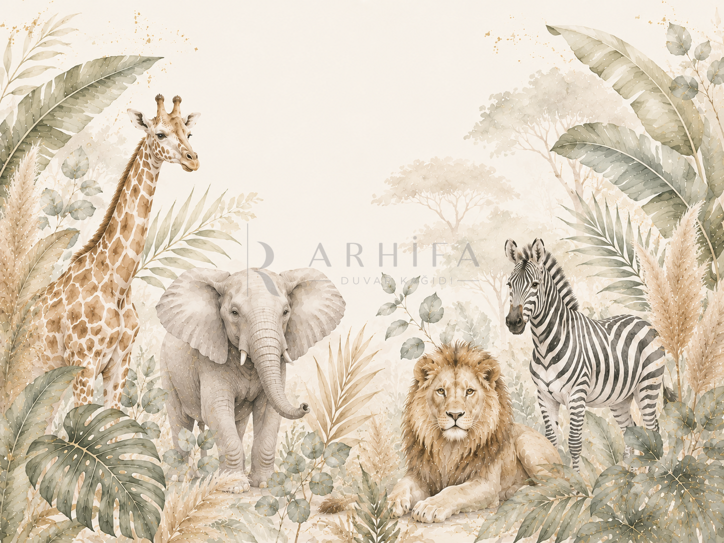Neutral Safari Duvar Kağıdı (SF-003) – görsel 2