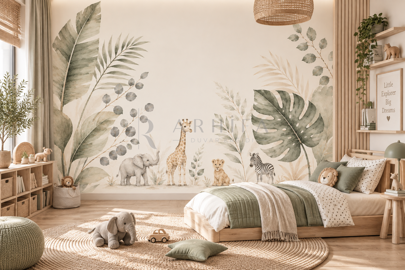 Nordic Safari - Çocuk Odası Duvar Kağıdı (SF-007) – görsel 2