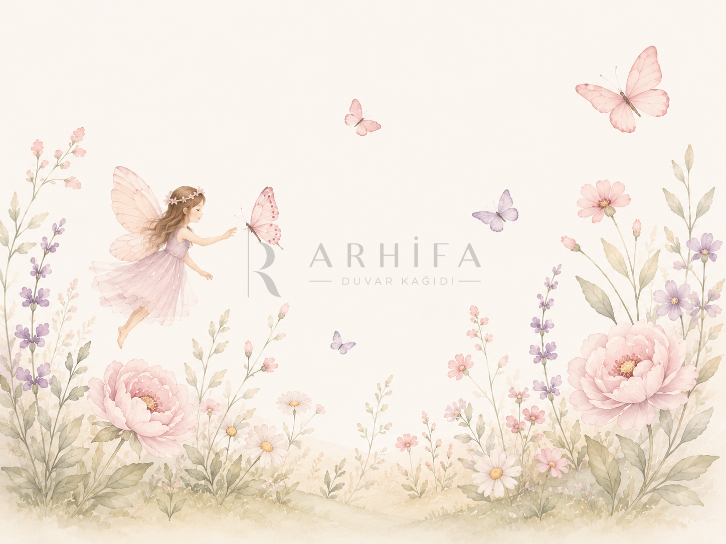 — Butterfly Fairy Duvar Kağıdı (SFY-003) – görsel 2