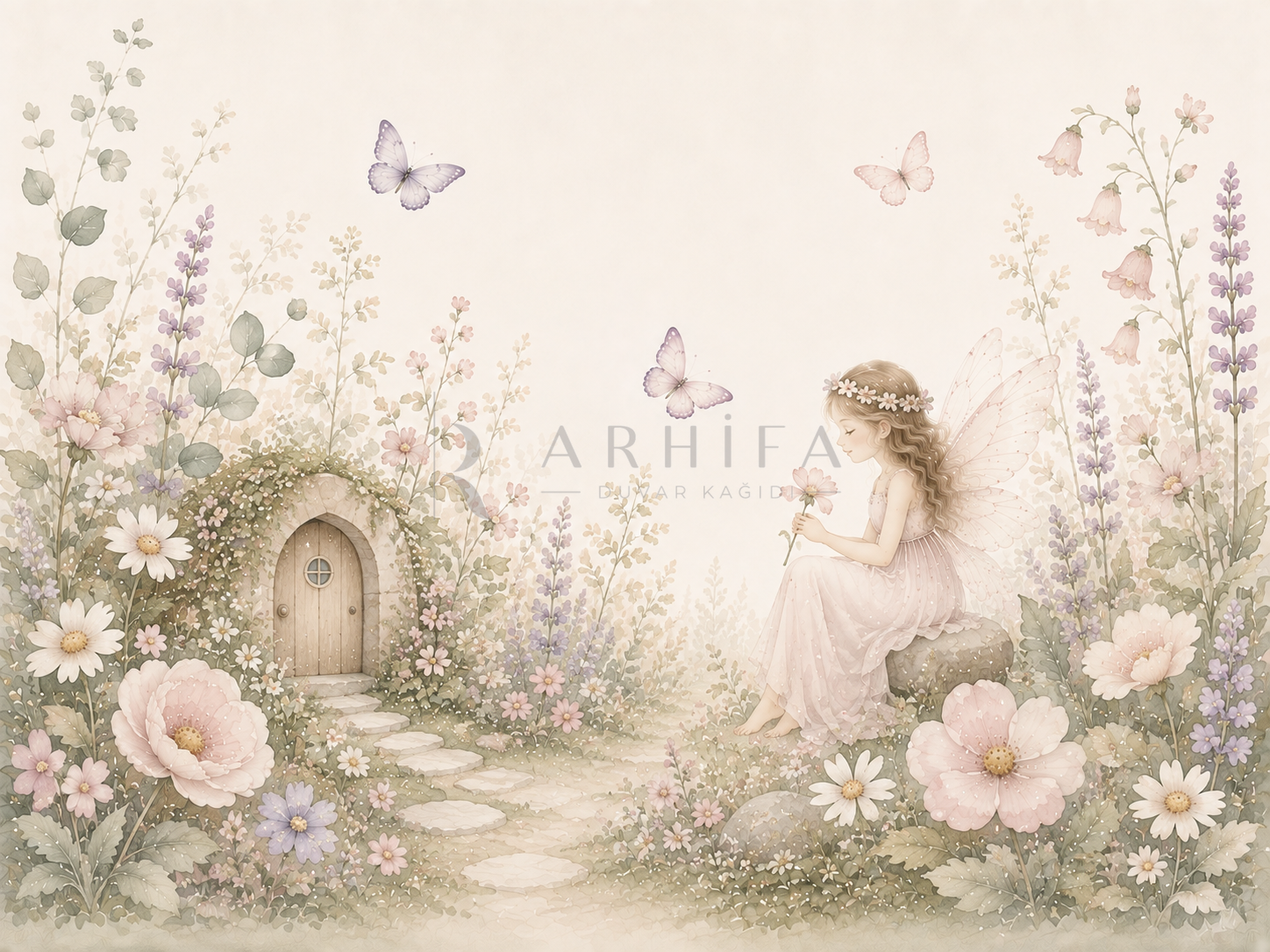 — Fairy Garden Calm Duvar Kağıdı (SFY-014) – görsel 2