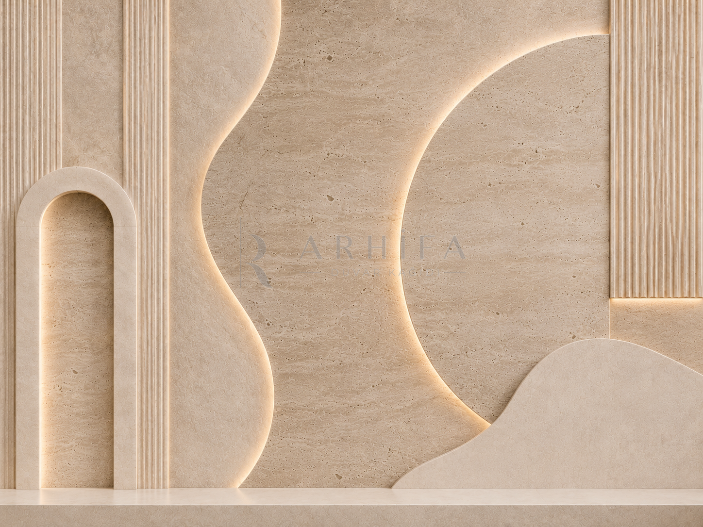 — Stone Silhouette Duvar Kağıdı (SL-005) – görsel 2