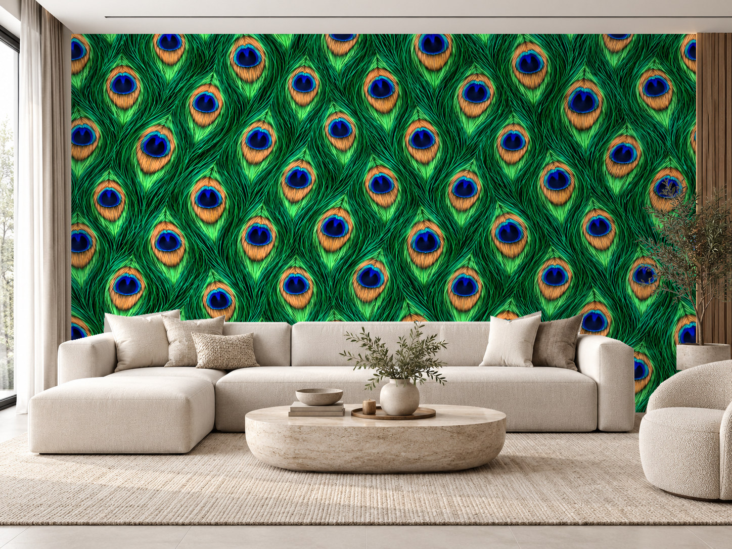 Peacock Mini Duvar Kağıdı (WLT-003)