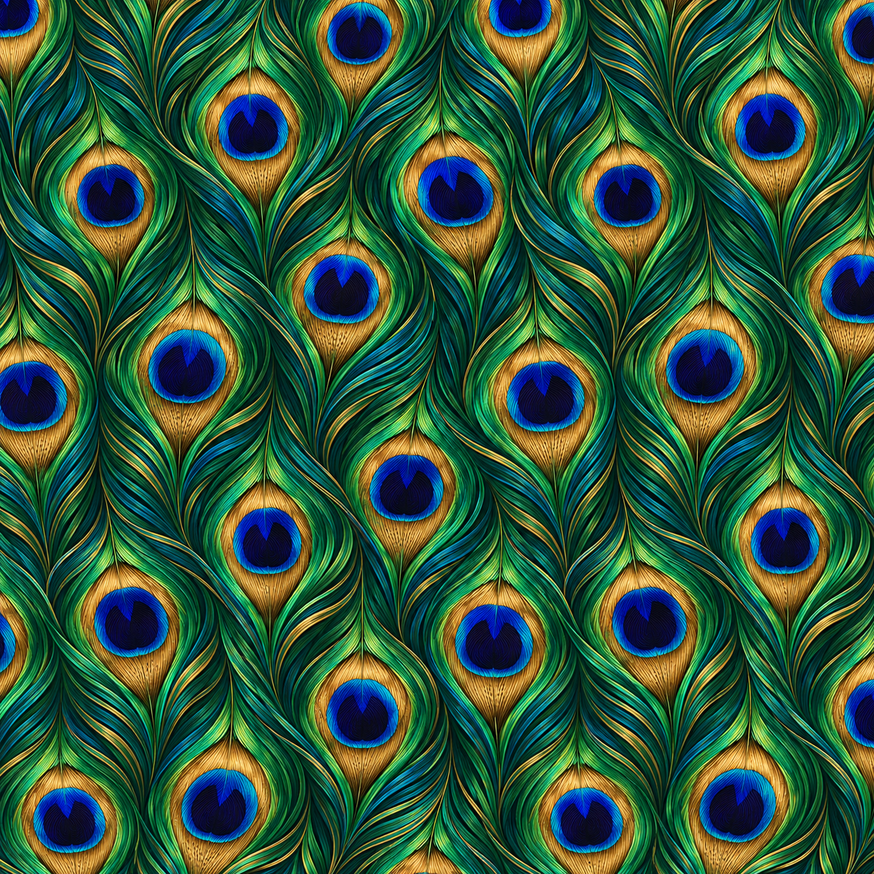 Peacock Jewel Duvar Kağıdı (WLT-004) – görsel 2