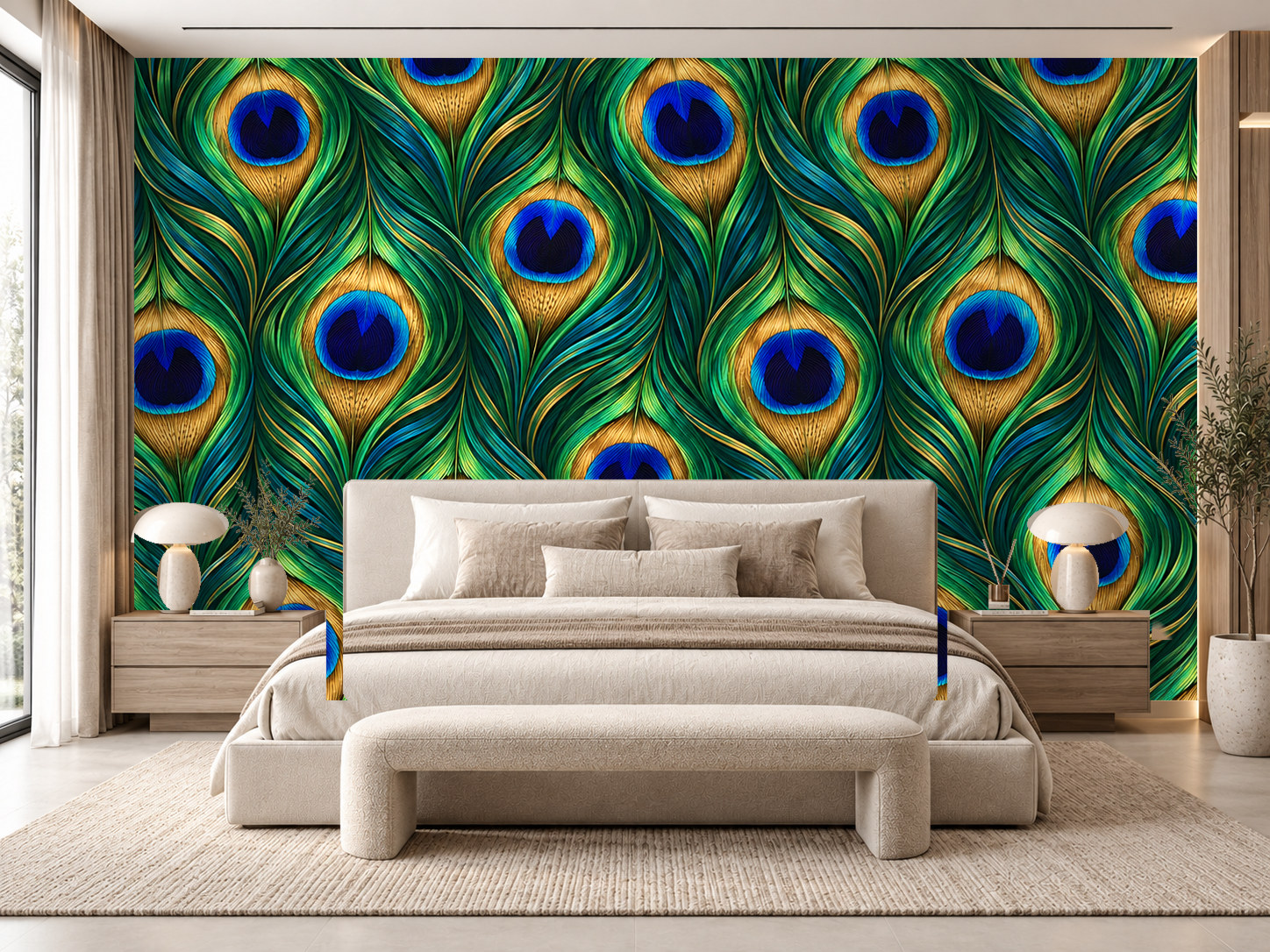 Peacock Jewel Duvar Kağıdı (WLT-004)