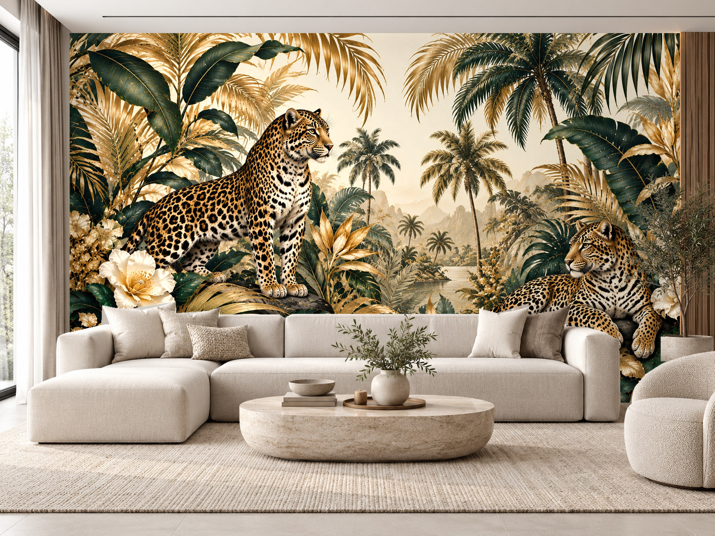 Safari Pattern Luxe Duvar Kağıdı (WLC-006) – görsel 1
