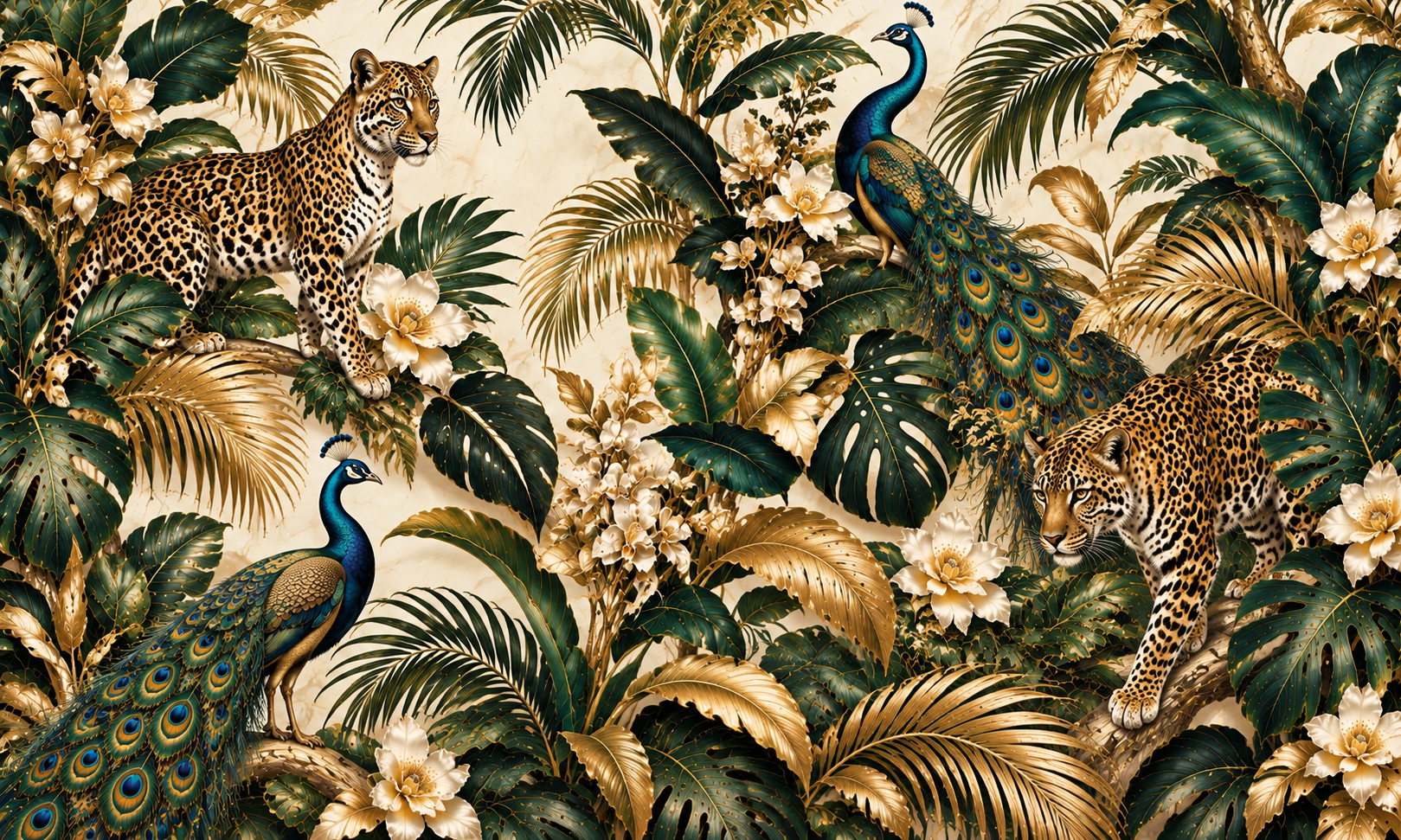 Safari Pattern Luxe Duvar Kağıdı (WLC-006A) – görsel 2