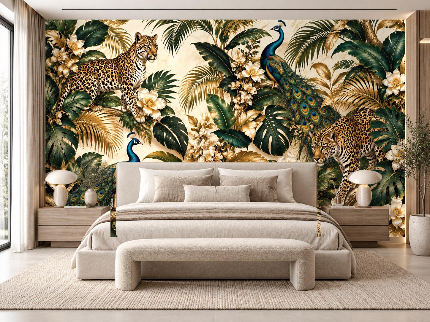 Safari Pattern Luxe Duvar Kağıdı (WLC-006A) – görsel 1
