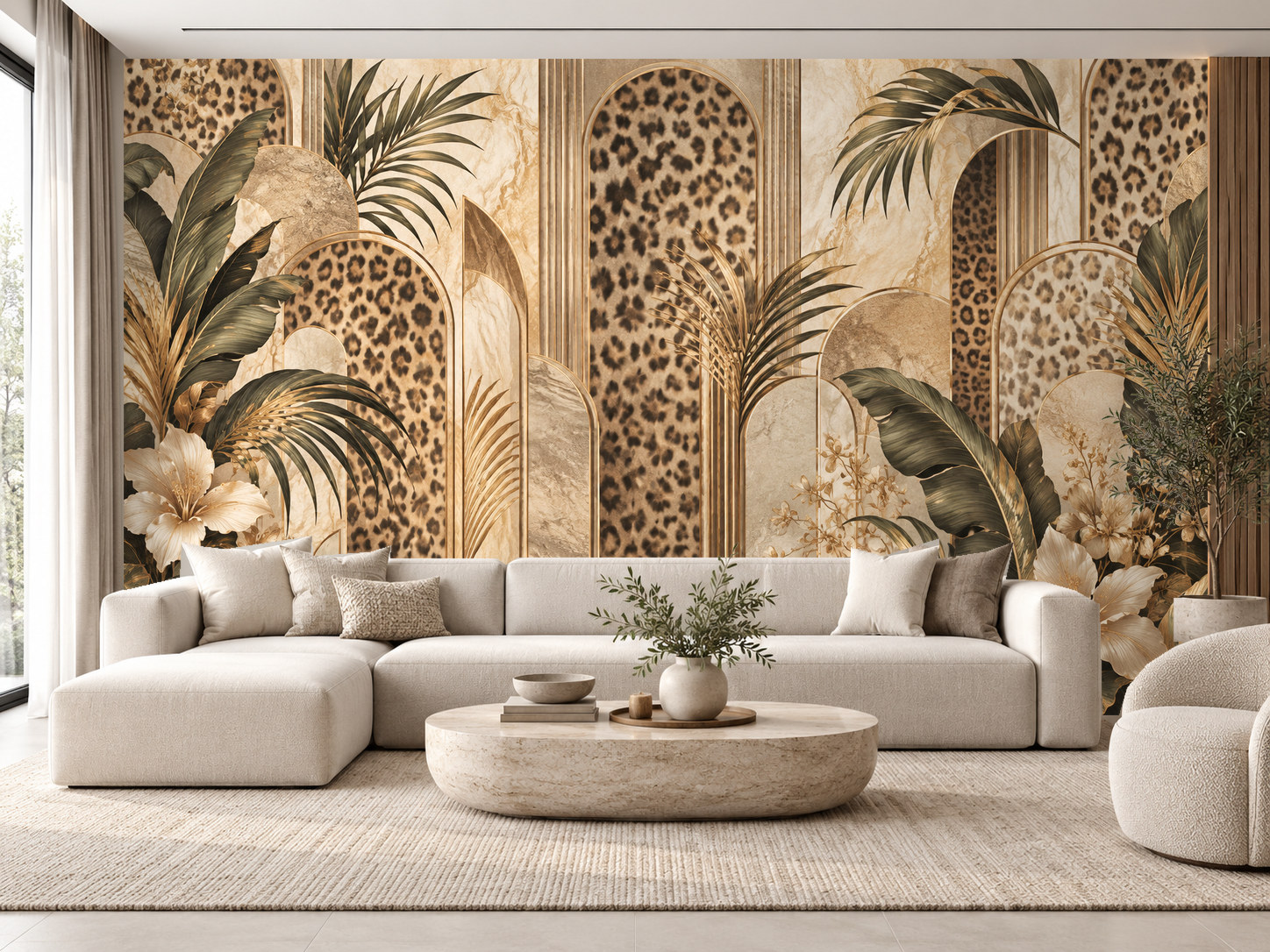Safari Pattern Luxe Duvar Kağıdı (WLC-011) – görsel 1
