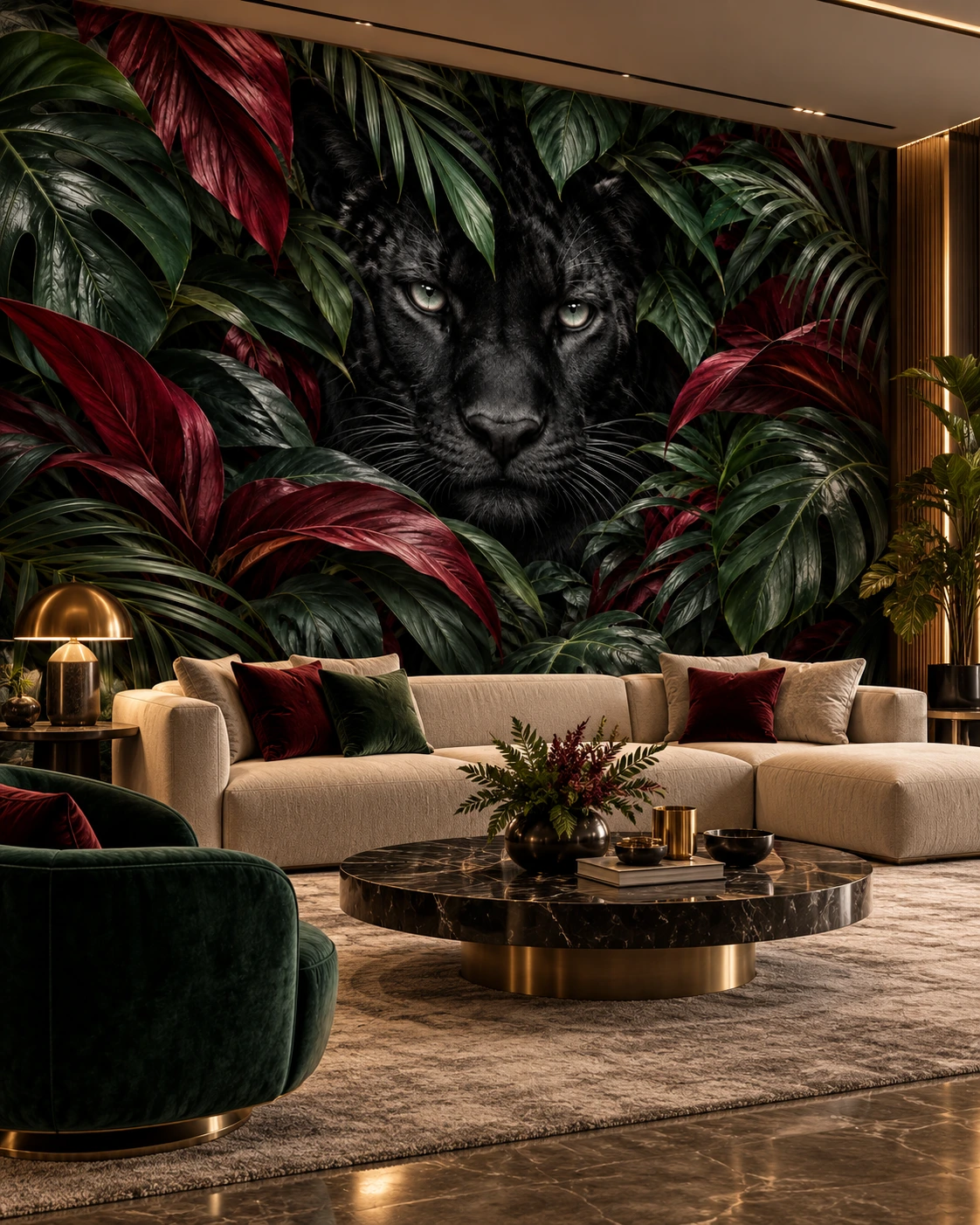 Midnight Panther Duvar Kağıdı (WS-001) – görsel 2