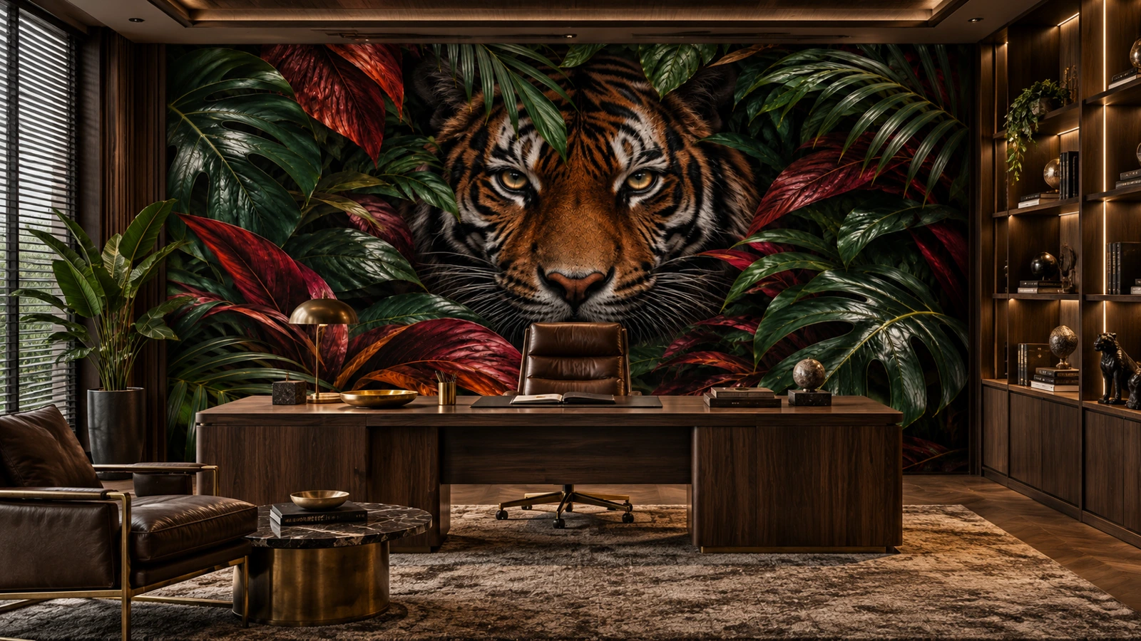 Tiger Gaze Duvar Kağıdı (WS-002) – görsel 1