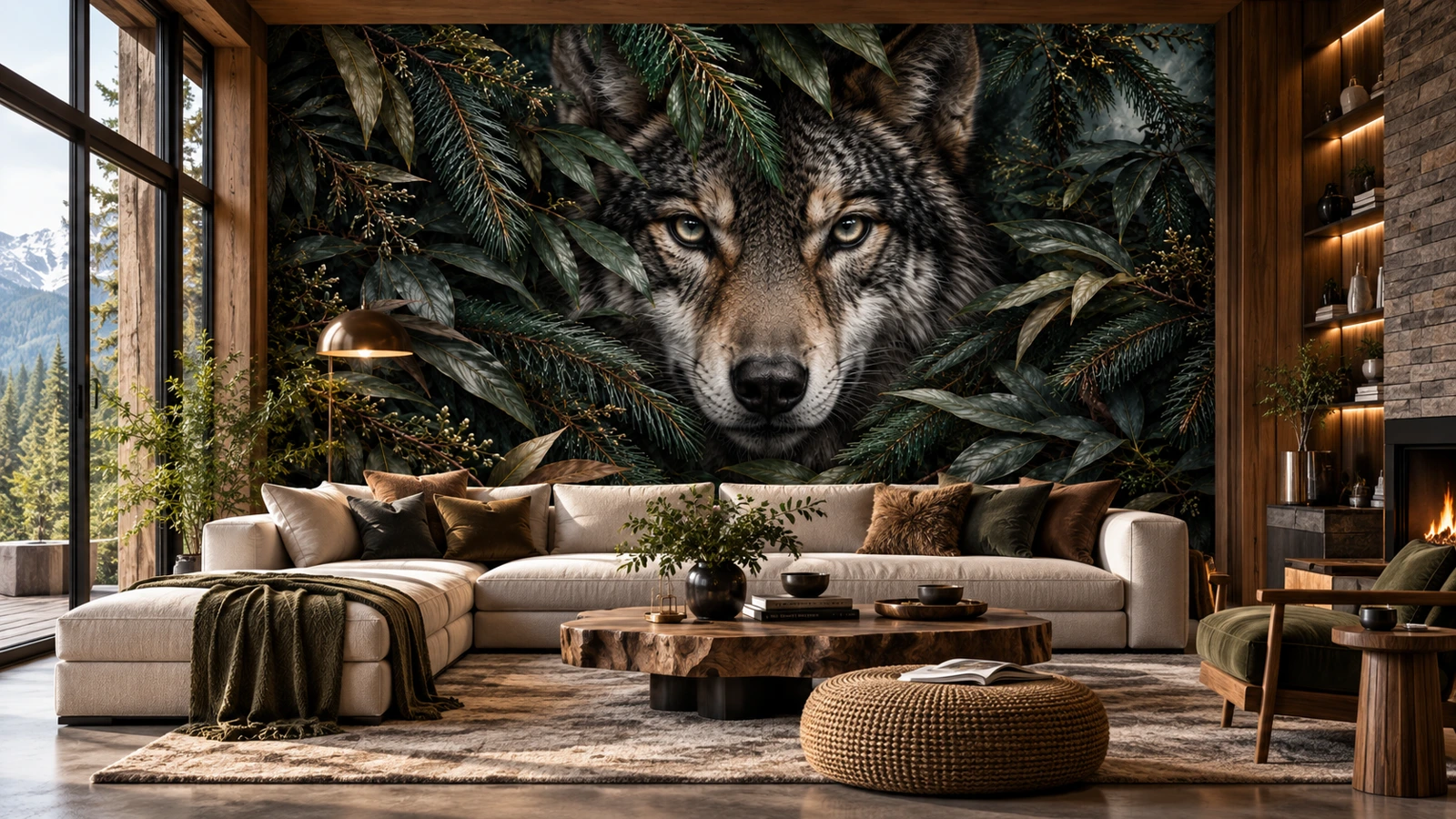 Wild Wolf Duvar Kağıdı (WS-008) – görsel 1