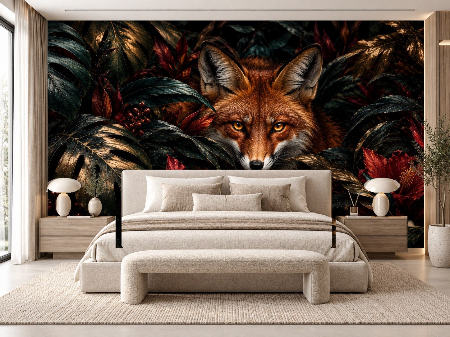 Amber Fox Duvar Kağıdı (WS-020) – görsel 1