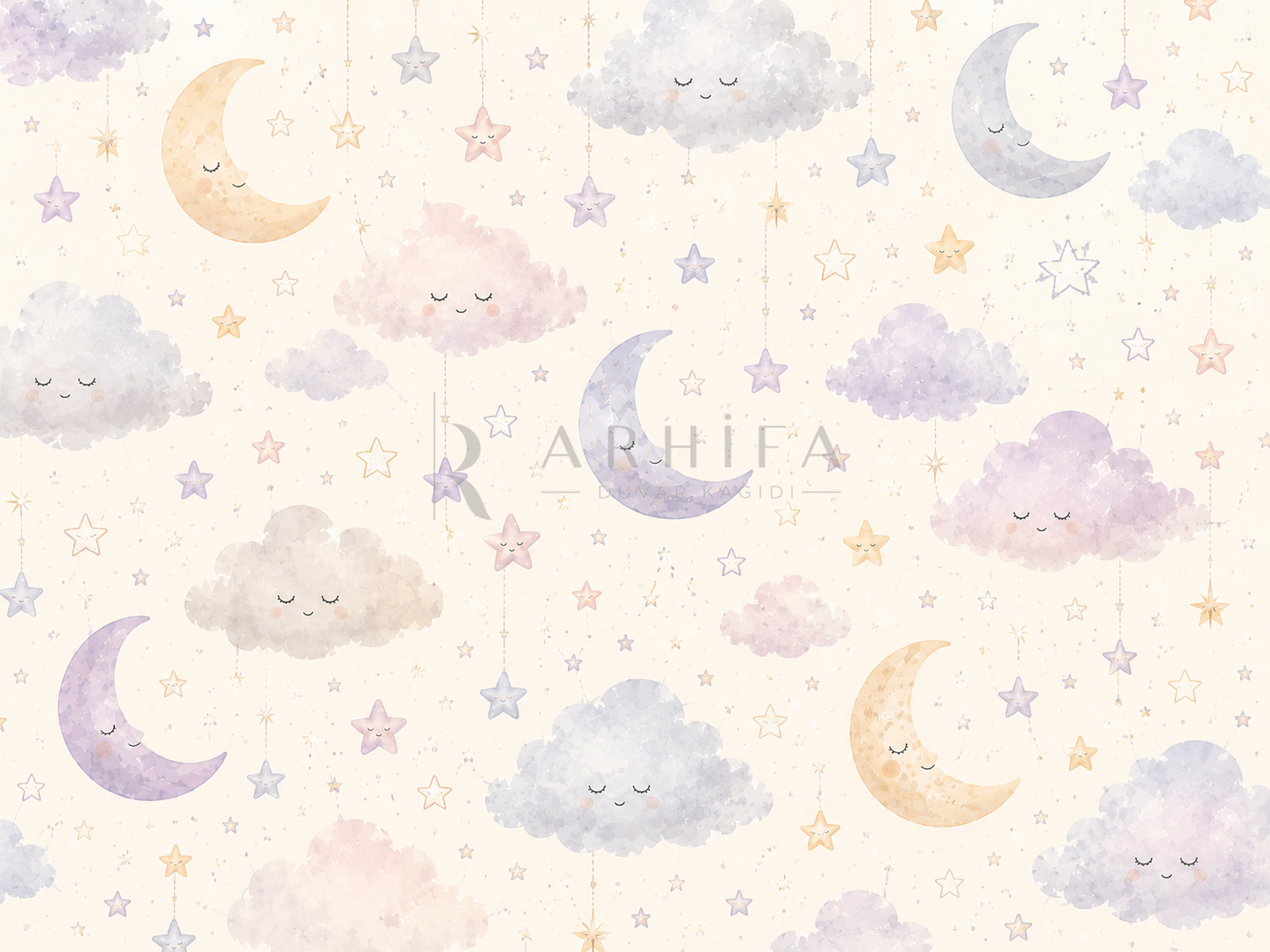 Cloudy Night Duvar Kağıdı (ST-011) – görsel 2