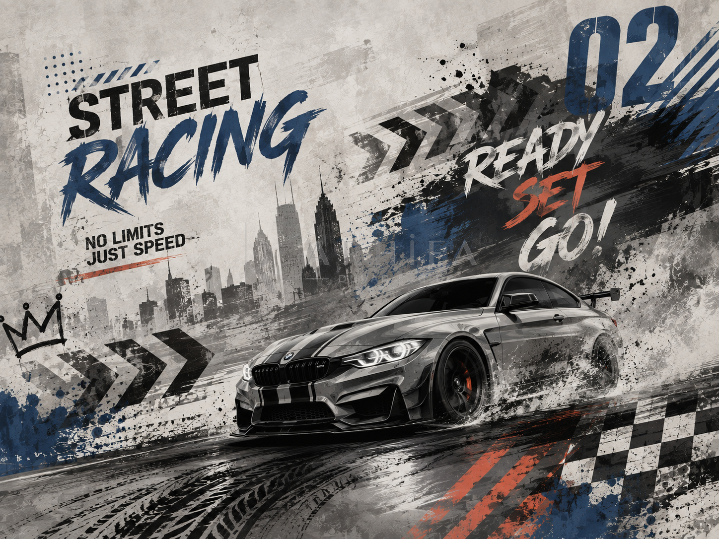 — Street Racing Duvar Kağıdı (TB-002) – görsel 2