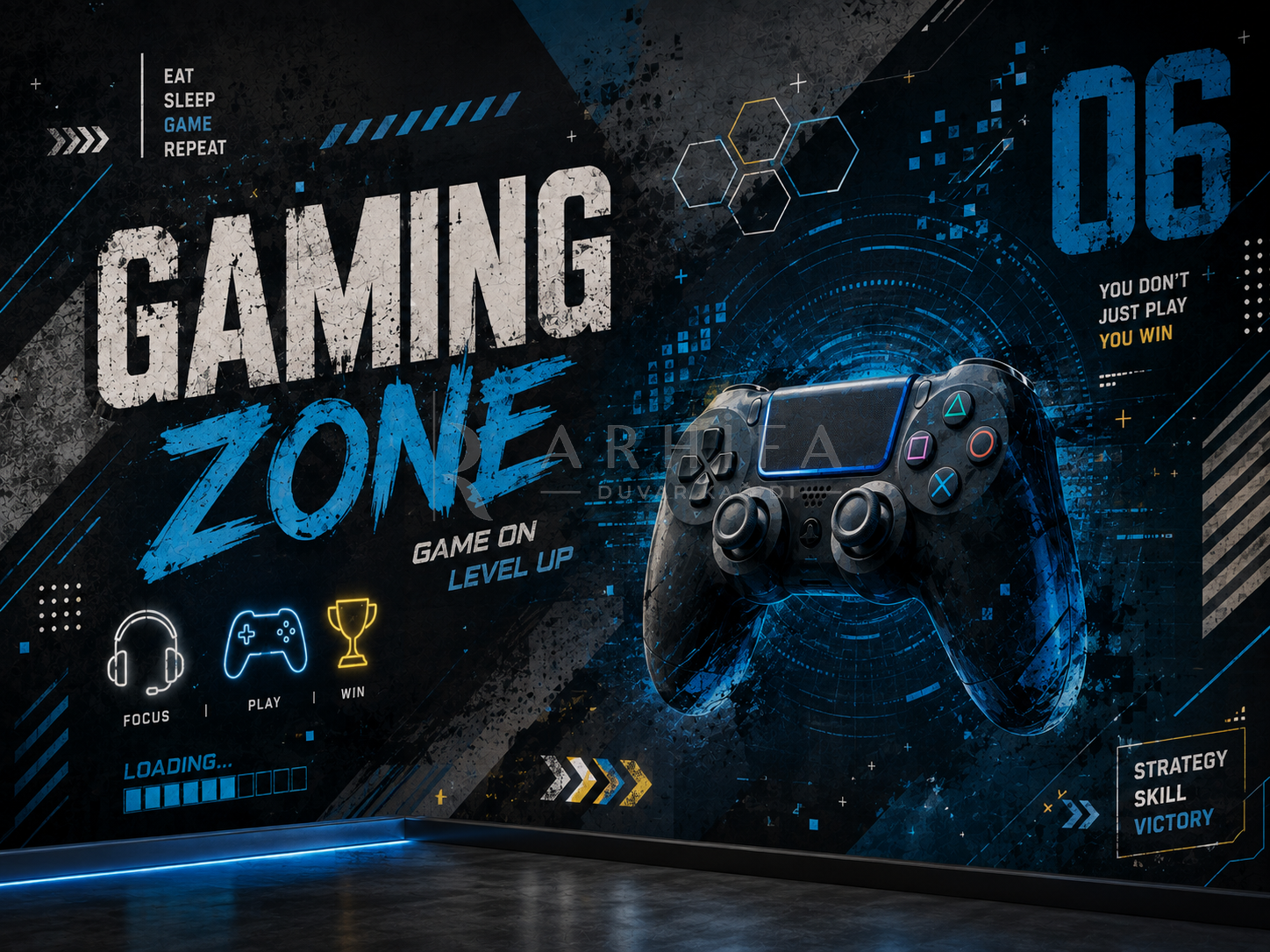 — Gaming Zone Duvar Kağıdı (TB-006) – görsel 2