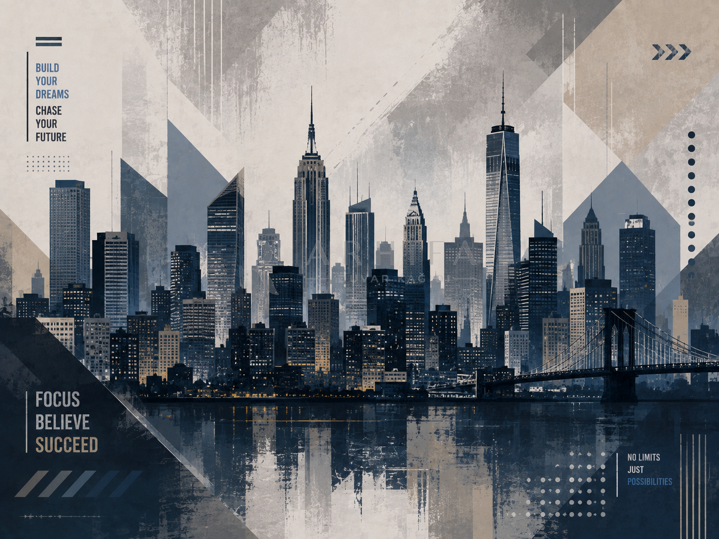 — City Skyline Duvar Kağıdı (TB-009) – görsel 2