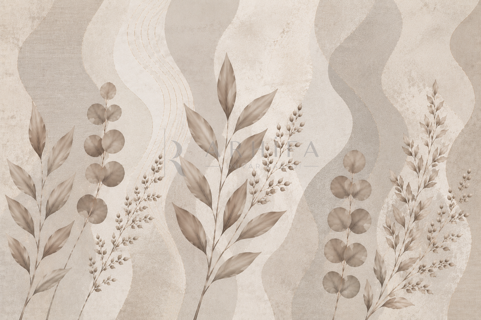 Soft Taupe Layers Duvar Kağıdı (C10-TC-002) – görsel 2