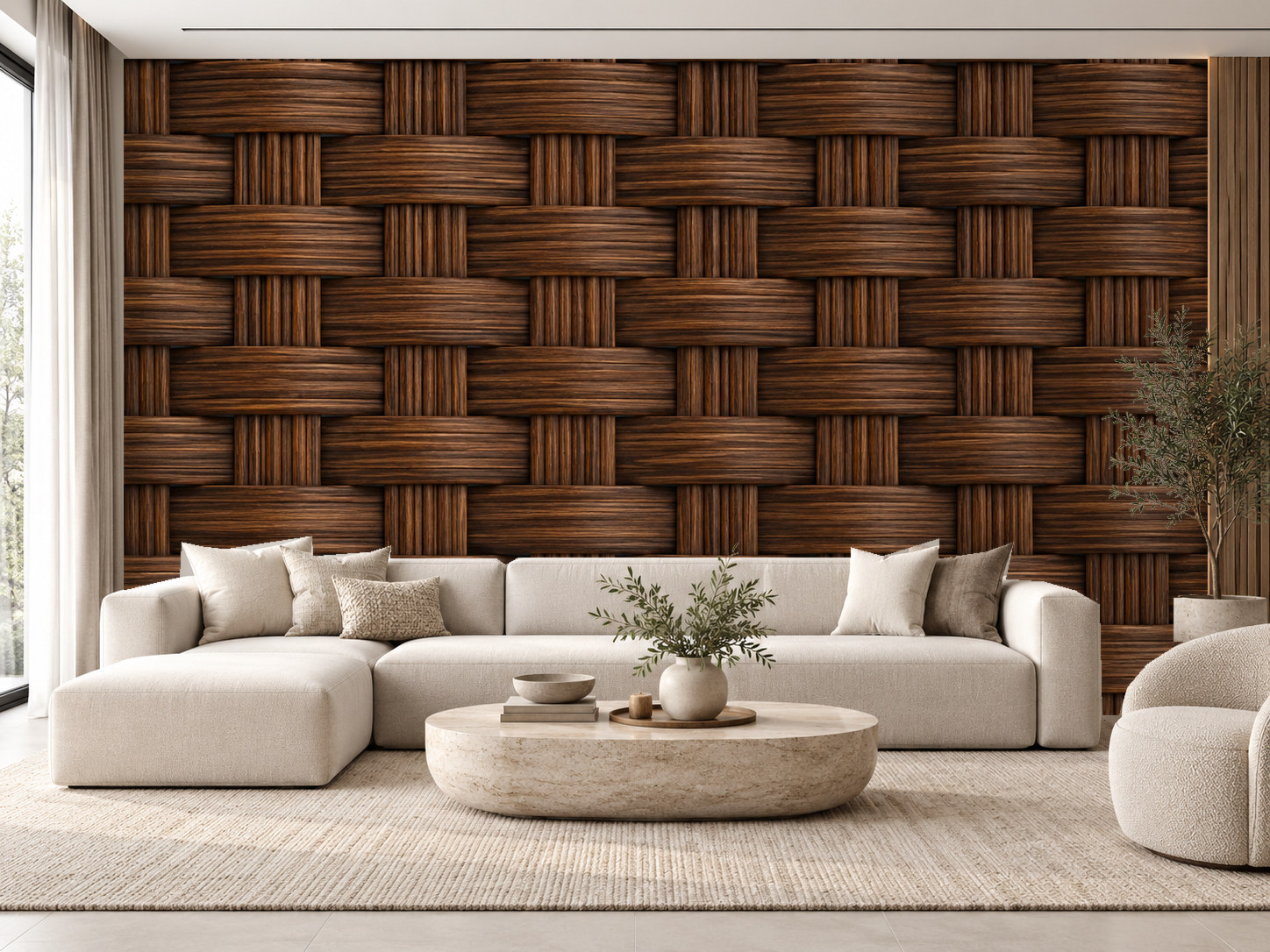 — Walnut Brown Duvar Kağıdı (CW-001)