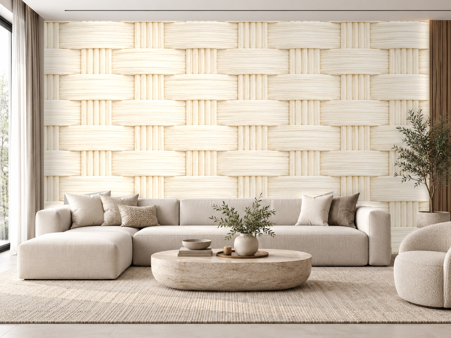 — Ivory Weave Duvar Kağıdı (CW-003)