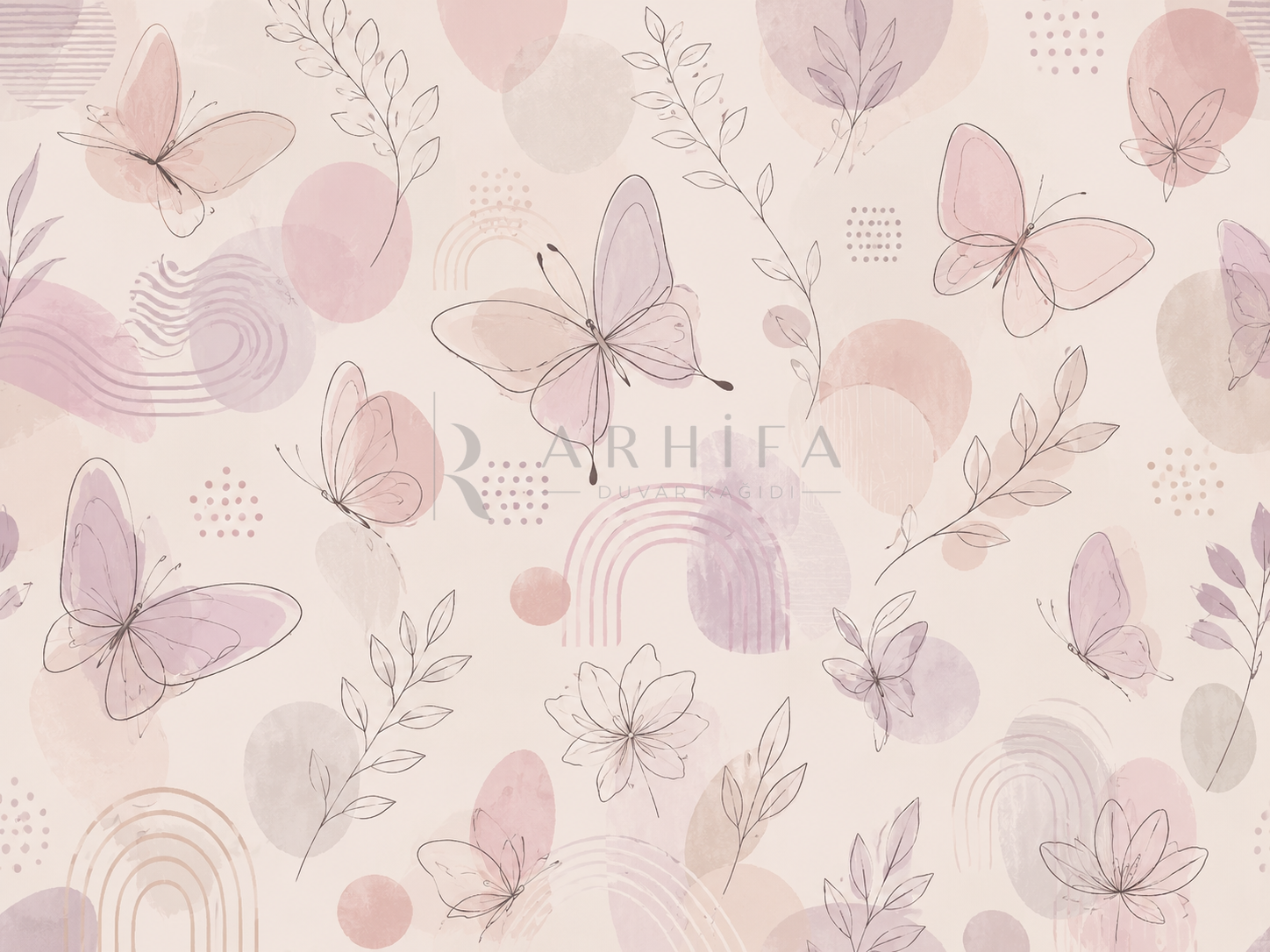 — Butterfly Lines Duvar Kağıdı (TG-002) – görsel 2