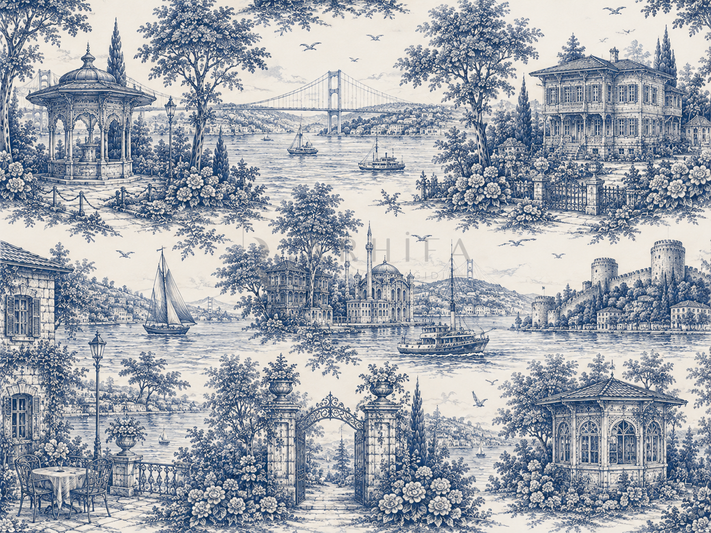 — Bosphorus Heritage Duvar Kağıdı (TJ-013) – görsel 2