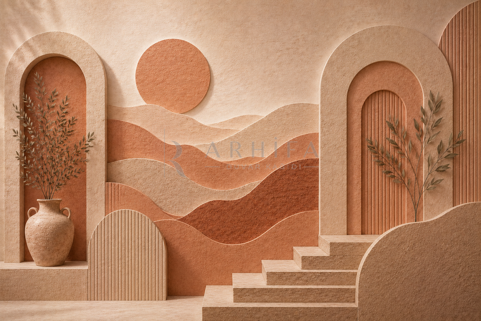 — Sculpted Horizon Duvar Kağıdı (TR-003) – görsel 2