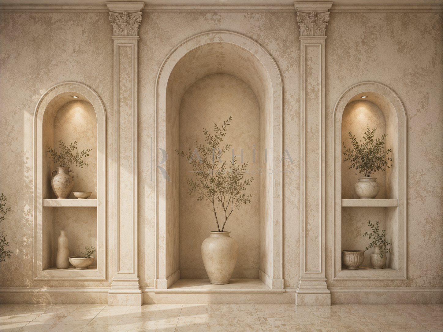 Sculpted Alcove Duvar Kağıdı (C08-TR-006) – görsel 2