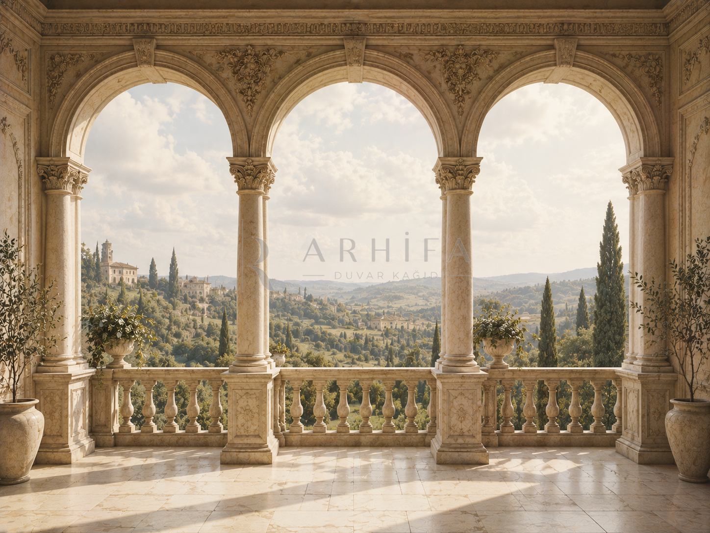 Renaissance Loggia Duvar Kağıdı (C08-TR-011) – görsel 2
