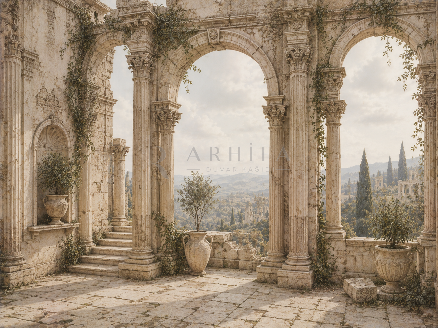 Ancient Ruins Duvar Kağıdı (C08-TR-014) – görsel 2