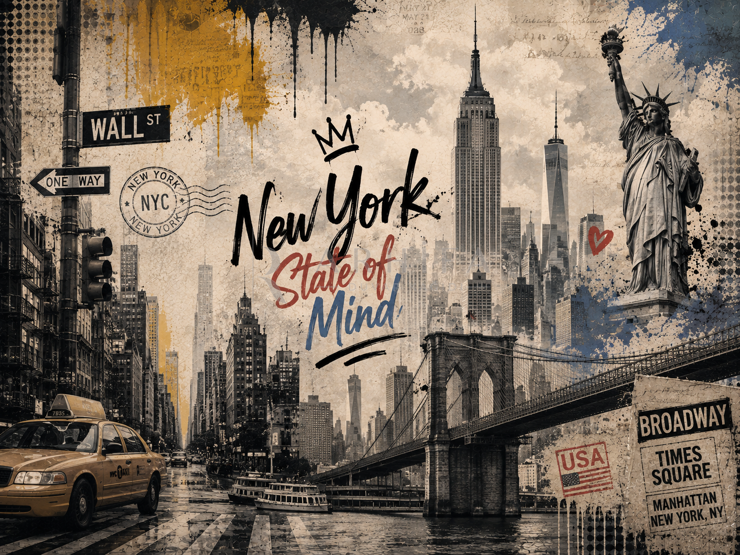 New York State of Mind Duvar Kağıdı (C11-TT-004) – görsel 2
