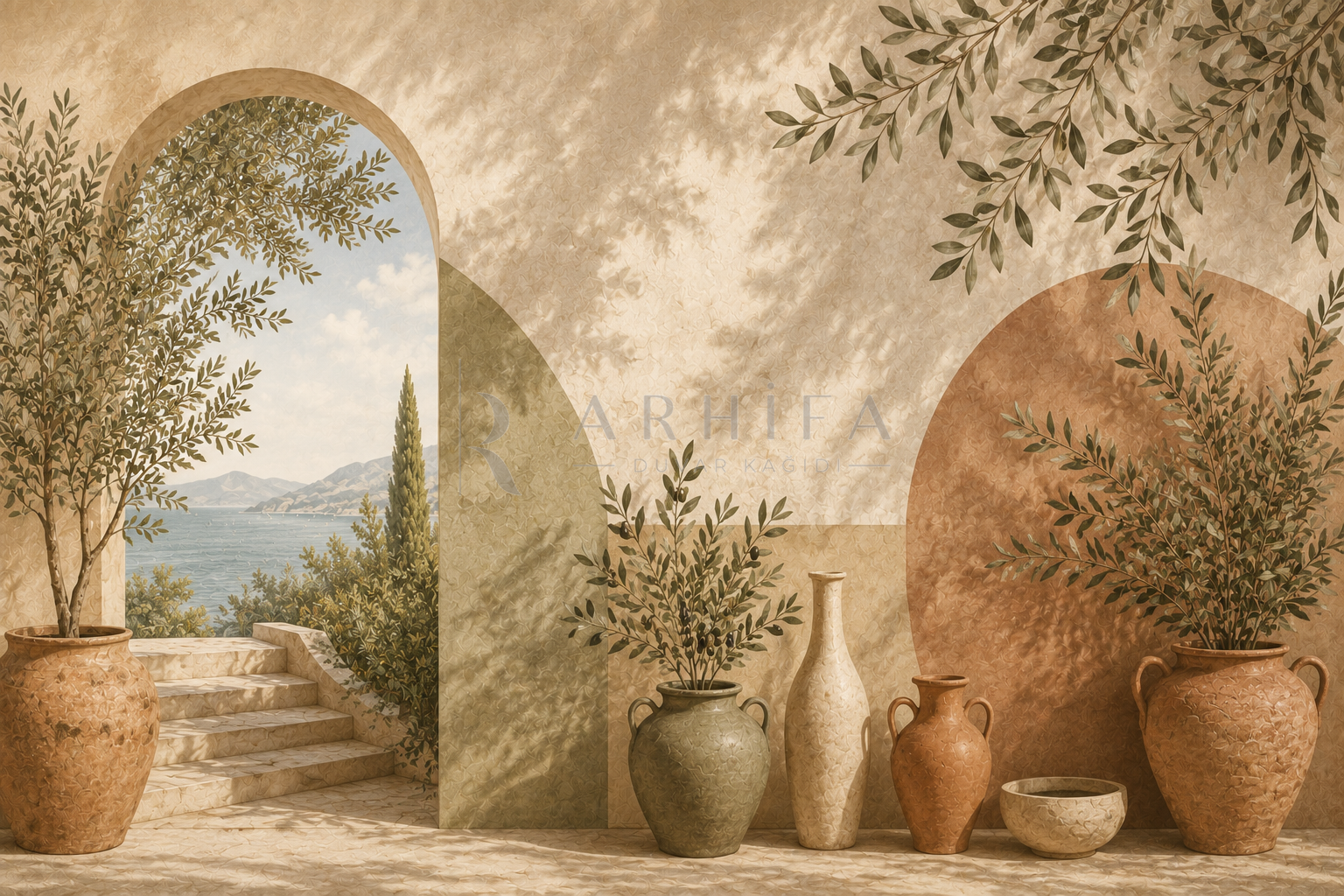 Olive Breeze — Kaynak Varyantı Duvar Kağıdı (C05-TT-005B) – görsel 2