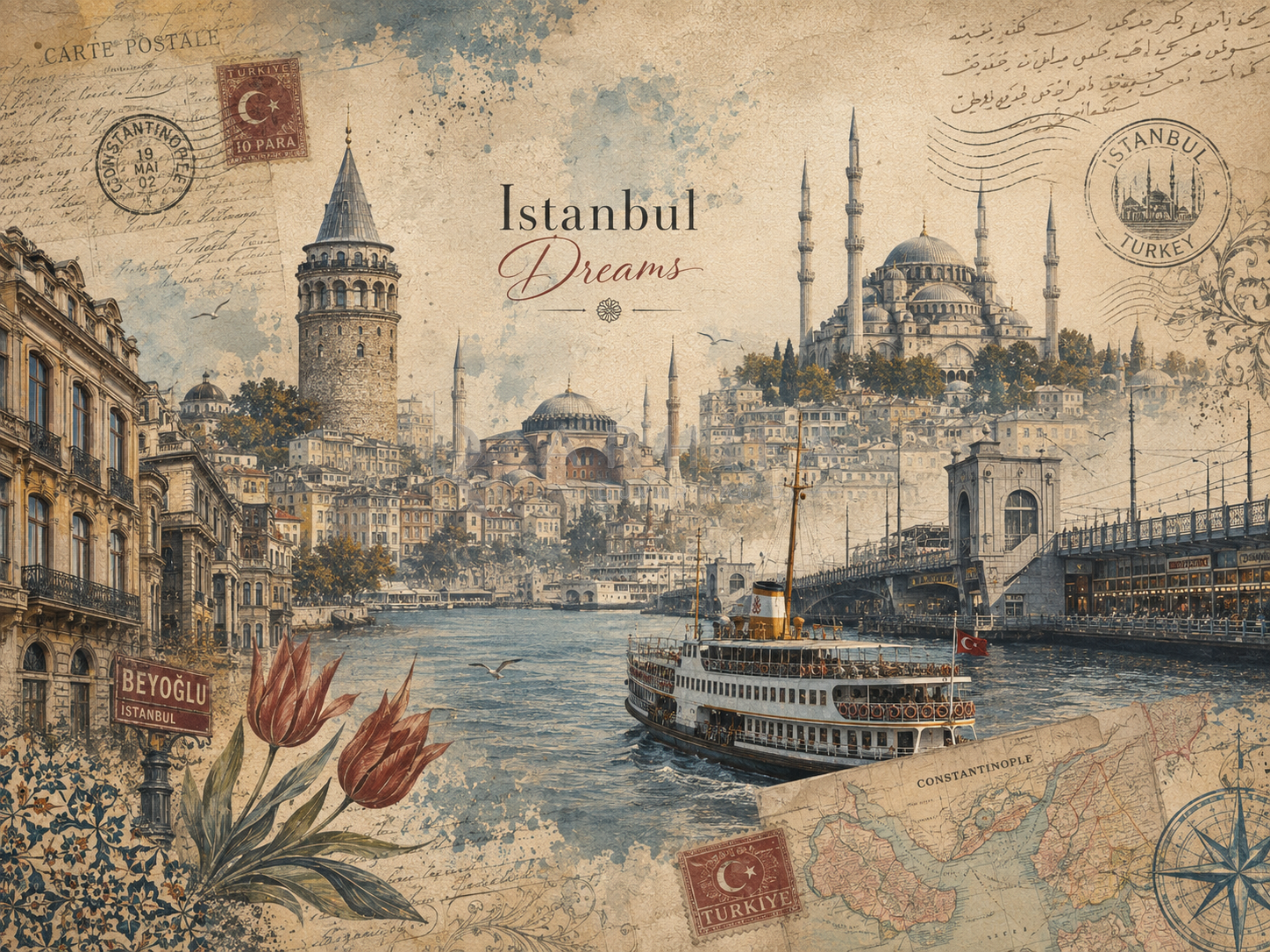 Istanbul Dreams Duvar Kağıdı (C11-TT-005) – görsel 2