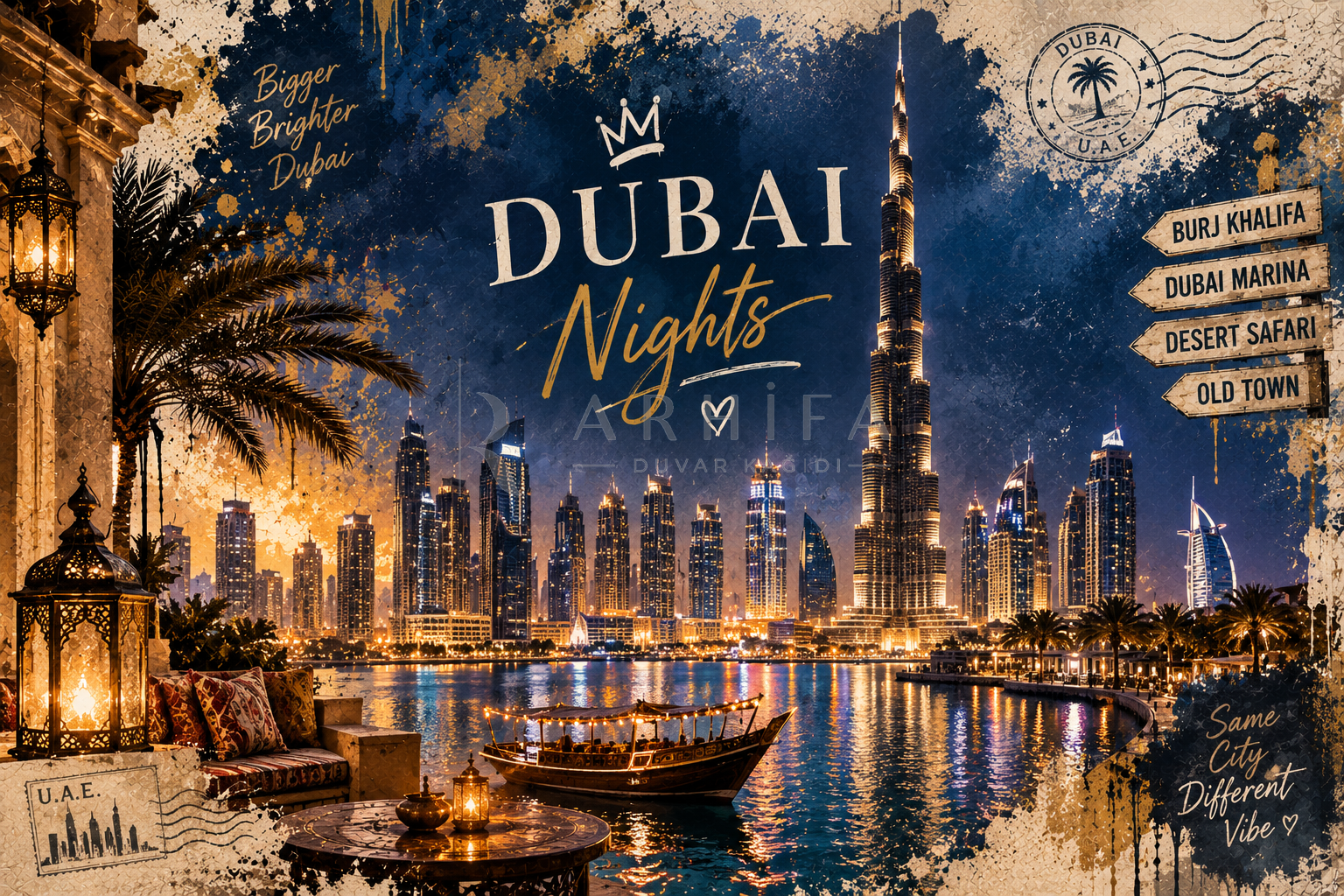— Dubai Nights Duvar Kağıdı (TT-010A) – görsel 2