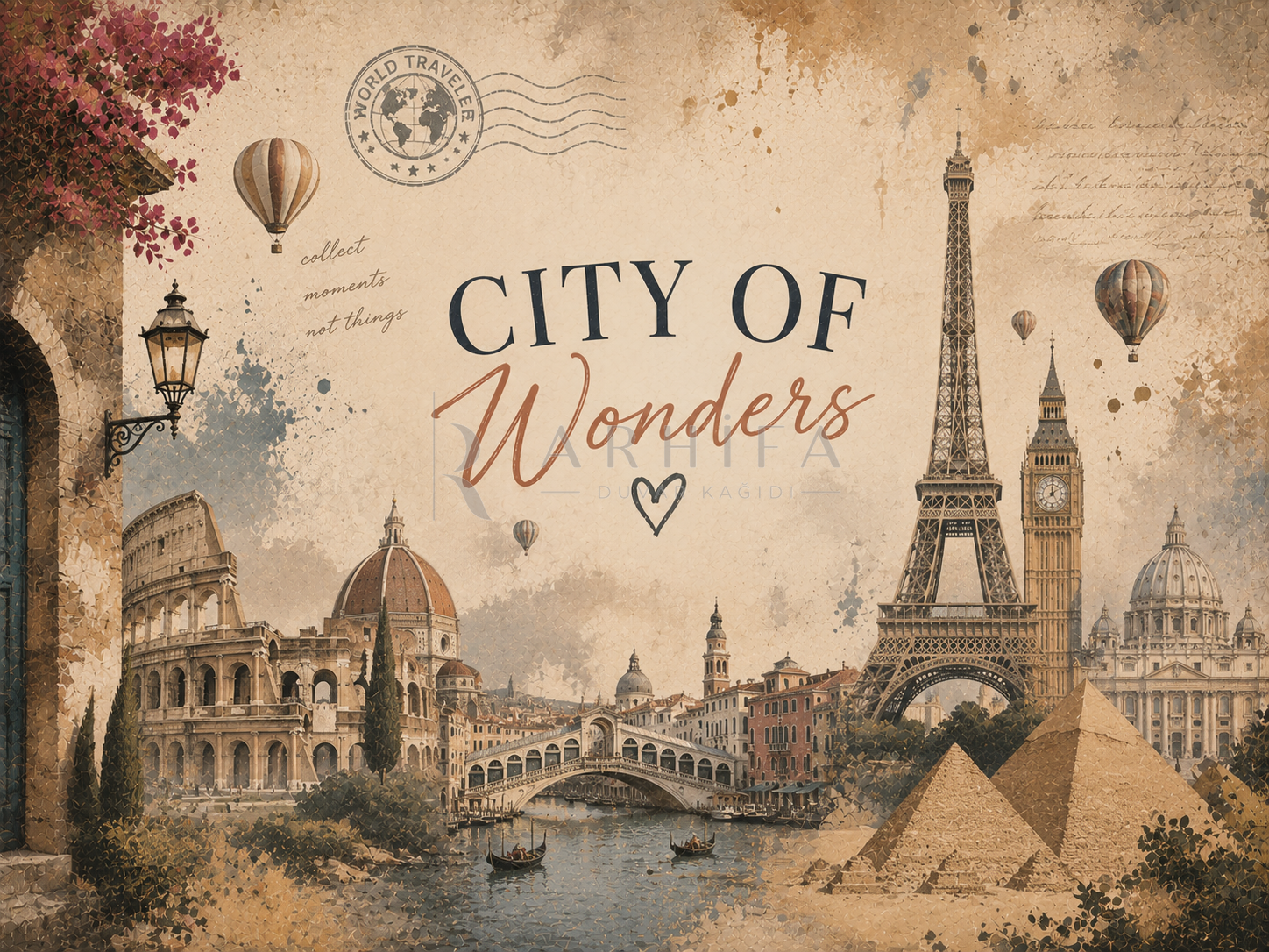City of Wonders Duvar Kağıdı (C11-TT-013) – görsel 2