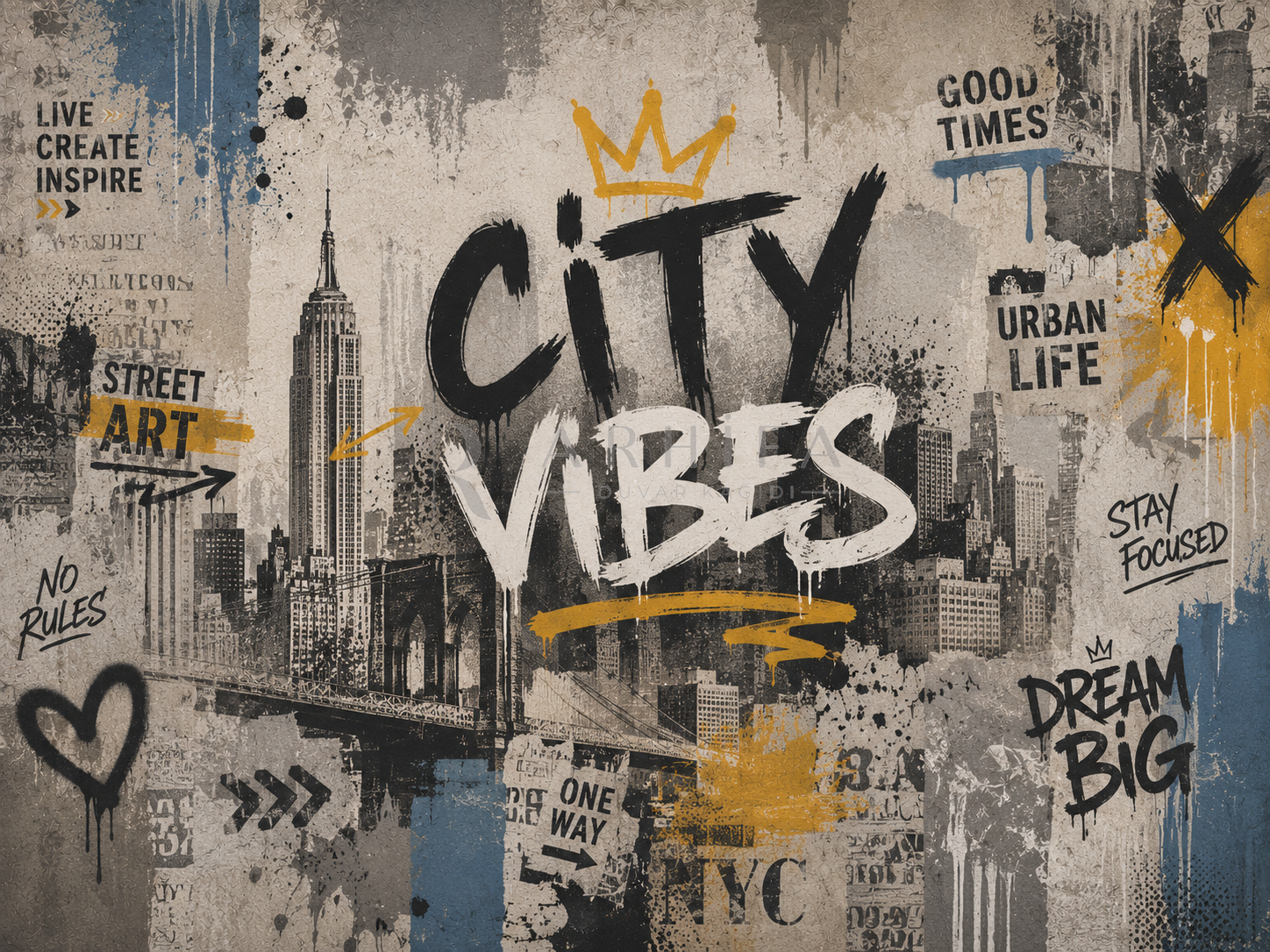 — City Vibes Duvar Kağıdı (UG-001) – görsel 2