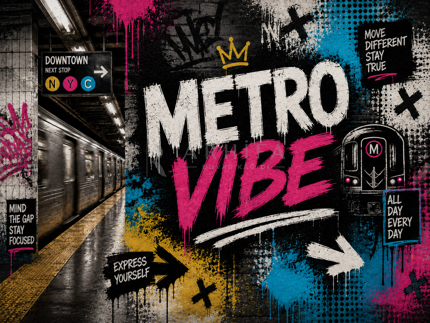 — Metro Vibe Duvar Kağıdı (UG-013) – görsel 2