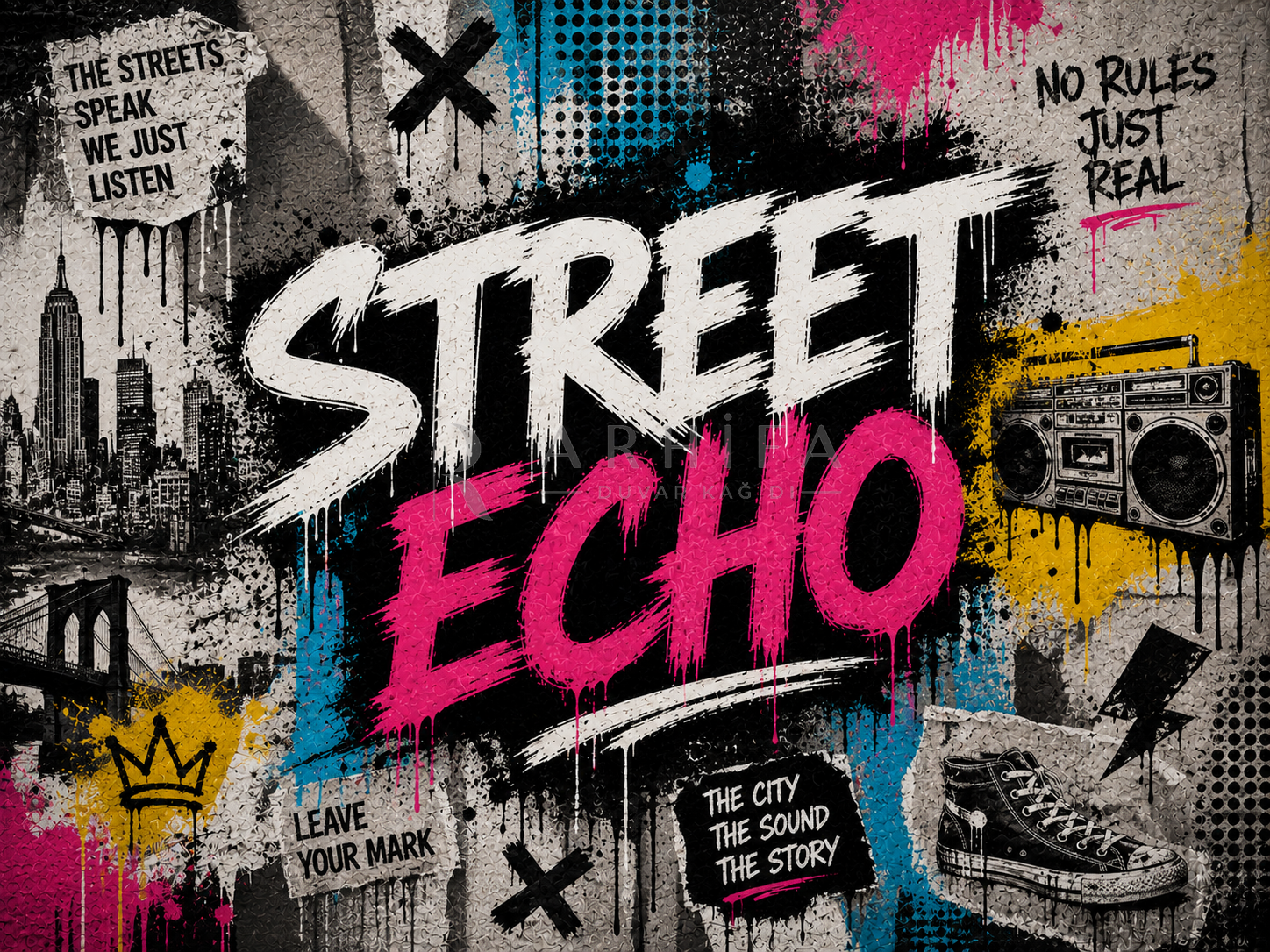 — Street Echo Duvar Kağıdı (UG-014) – görsel 2