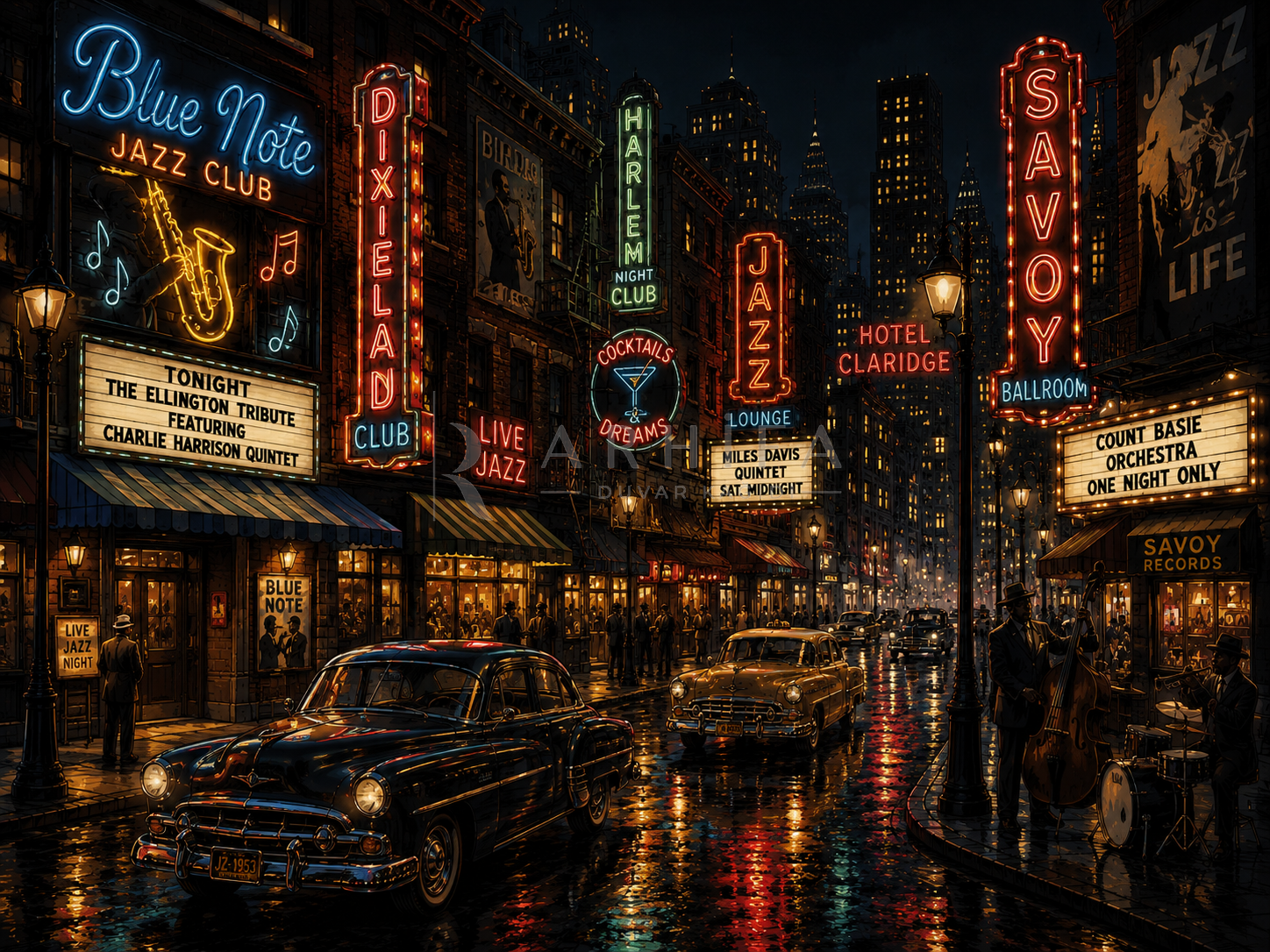 — Jazz District Duvar Kağıdı (VCN-003) – görsel 2